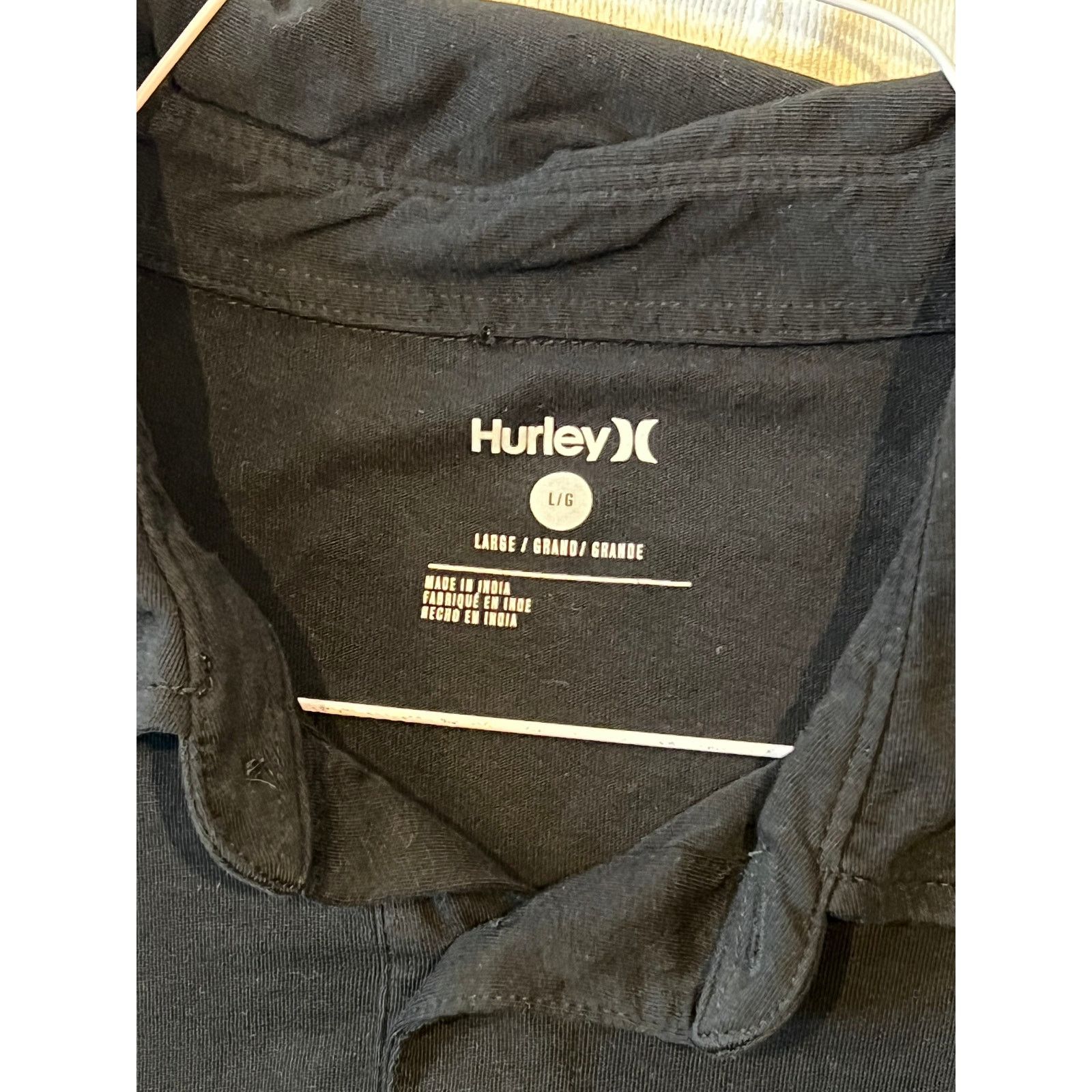 Hurley Hurley Black Golf Polo Shirt Mens L Size US L / EU 52-54 / 3 - 3 Thumbnail