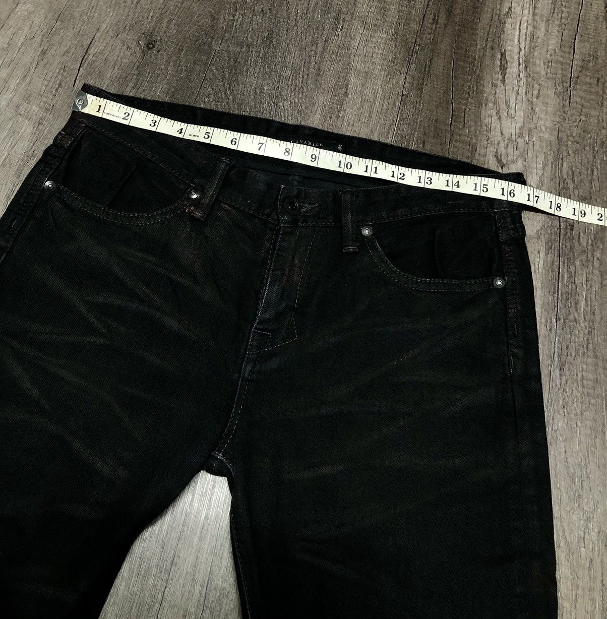 Other CIVARIZE BLACK WAX JEANS Size US 33 - 4 Thumbnail