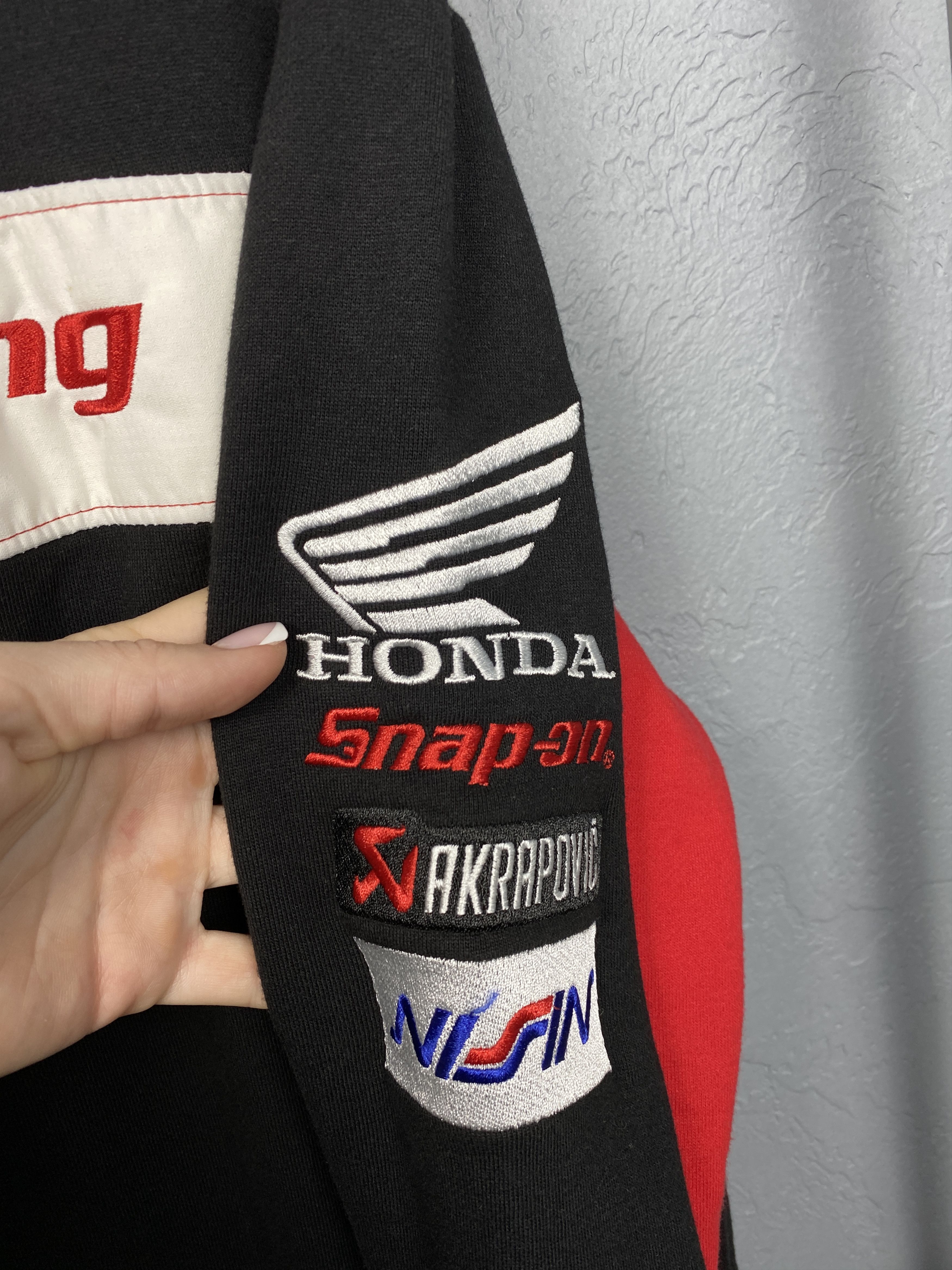Honda Honda Racing Team Vintage Mens Zip Hoodie Size US S / EU 44-46 / 1 - 3 Thumbnail