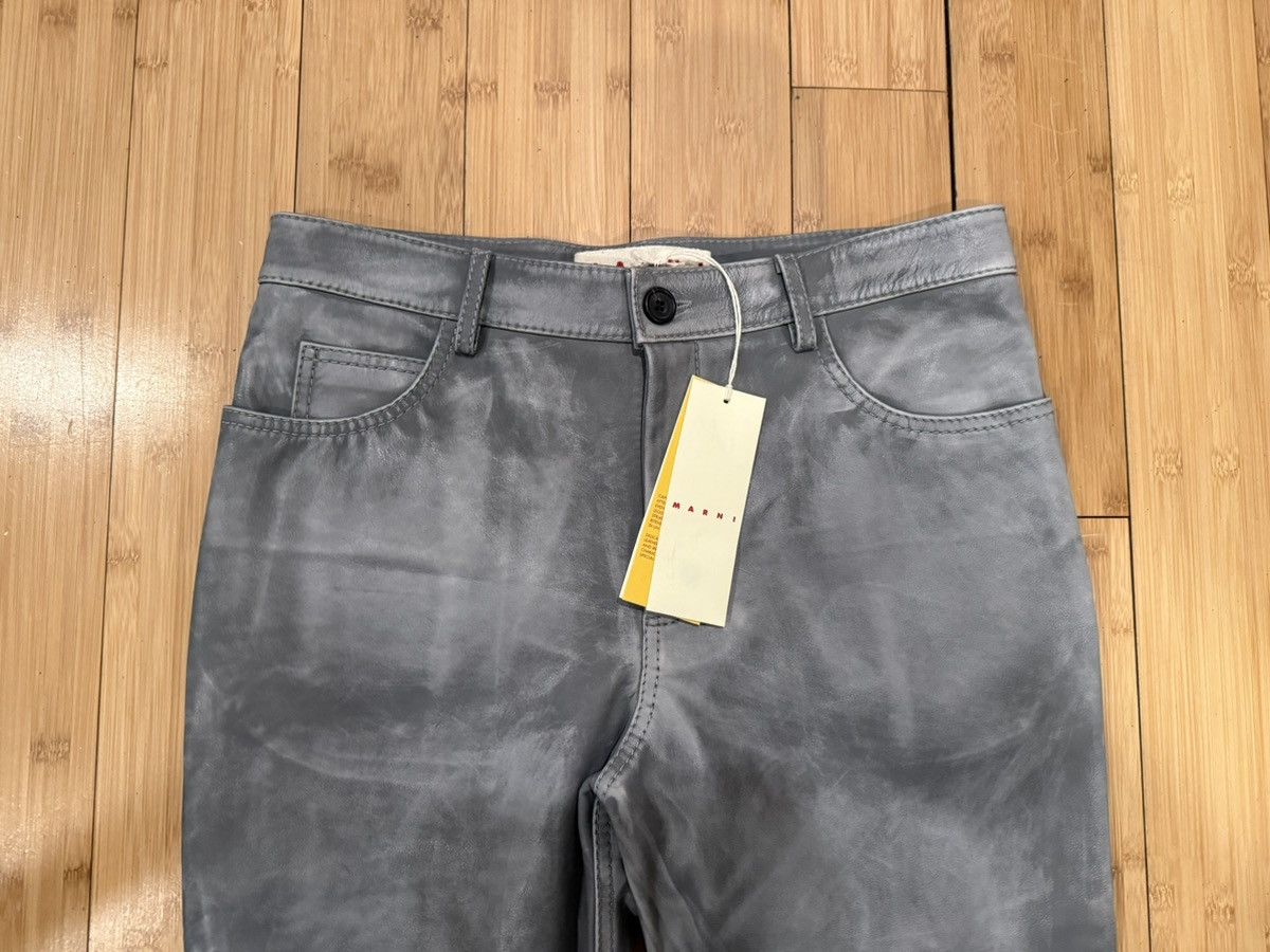 Marni NEW Leather Pants Size US 32 / EU 48 - 2 Thumbnail