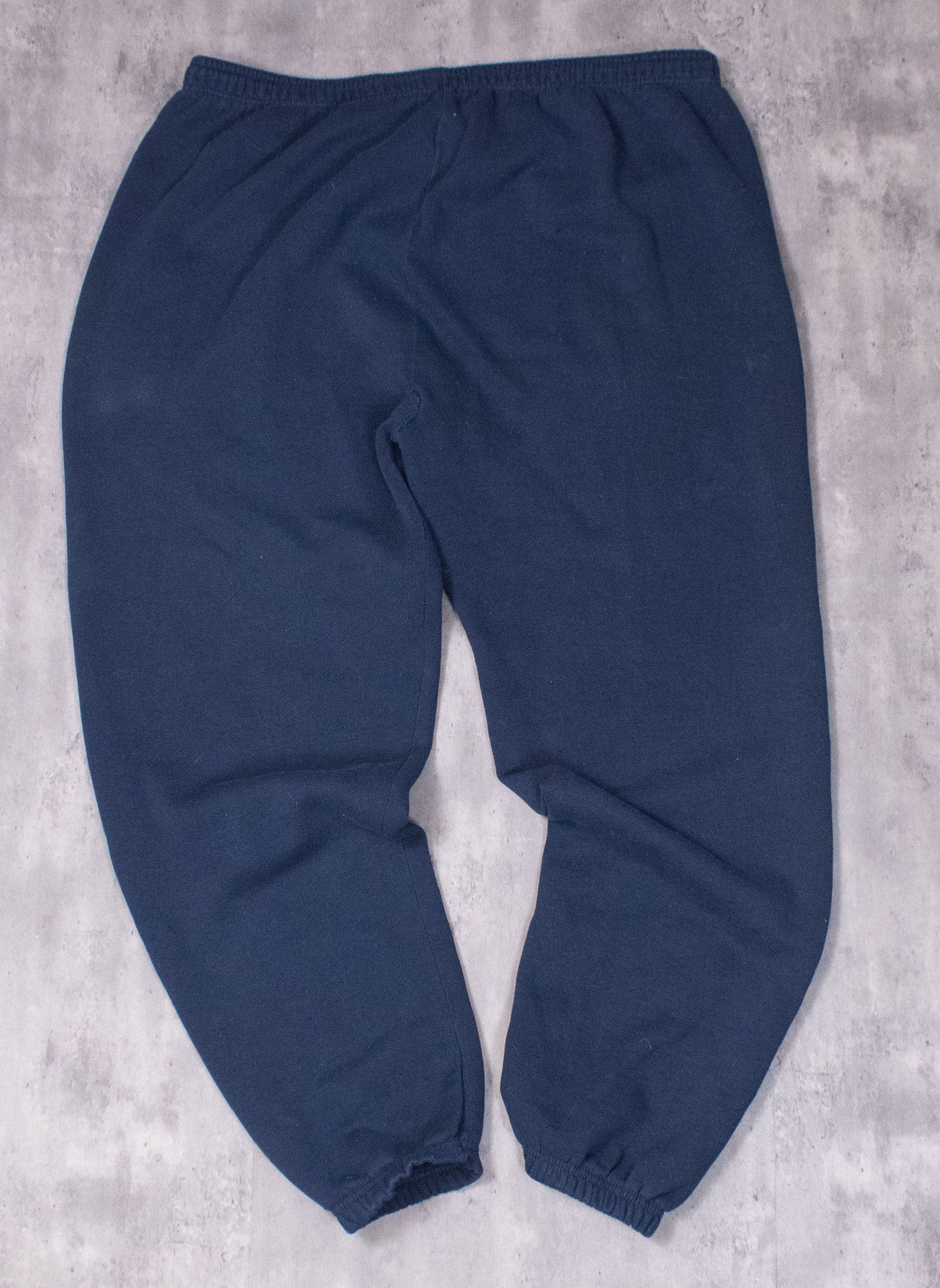 Vintage Y2K 2000's Fruit Of The Loom Relax Baggy Cuffed Sweatpant's Size US 36 / EU 52 - 8 Thumbnail