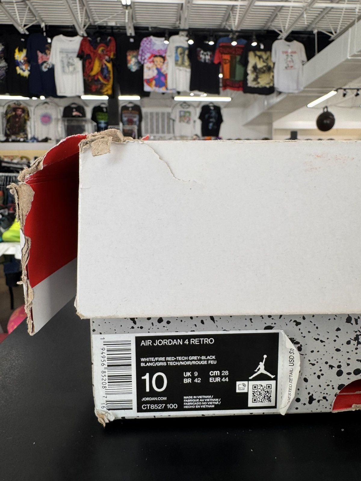 Jordan Brand Air Jordan 4 White Oreo Size 10 (2021) Size US 10 / EU 43 - 11 Thumbnail