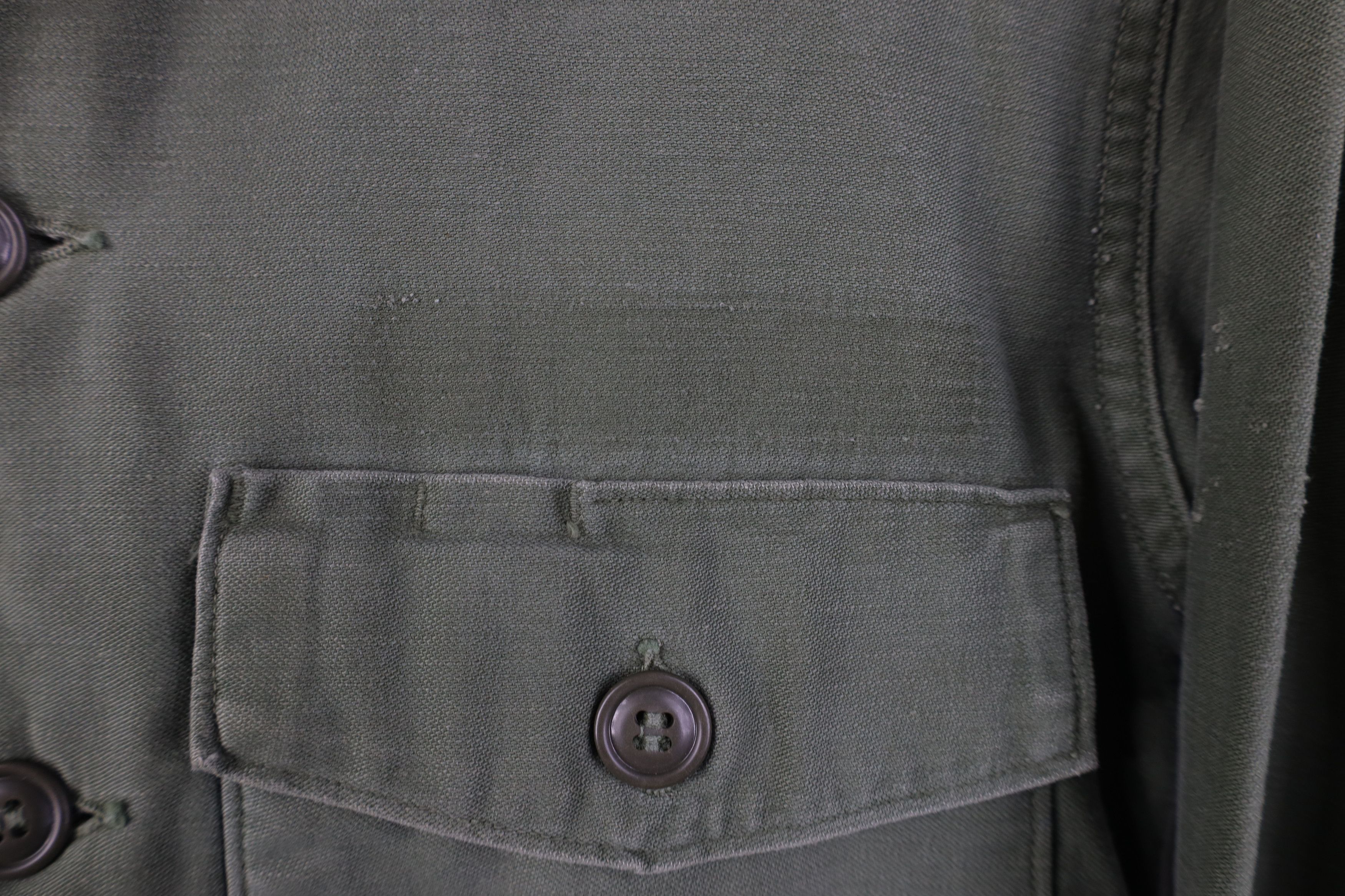 Vintage Vintage 60s 70s Vietnam War USGI Field Army Button Shirt USA Size US M / EU 48-50 / 2 - 4 Thumbnail