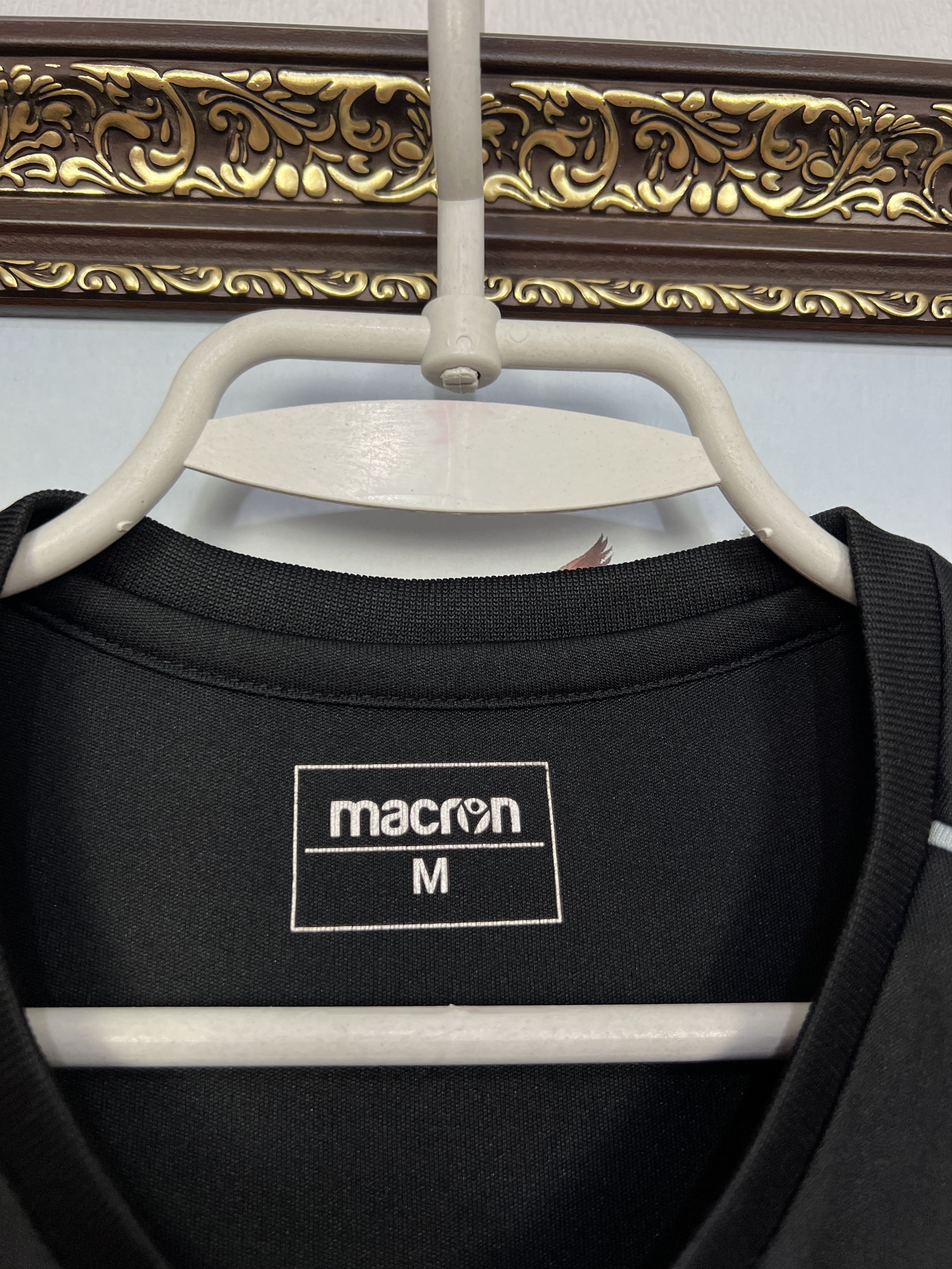 Macron Egersunds IK Football Shirt Black Soccer Jersey Trikot Rare Size US M / EU 48-50 / 2 - 6 Thumbnail