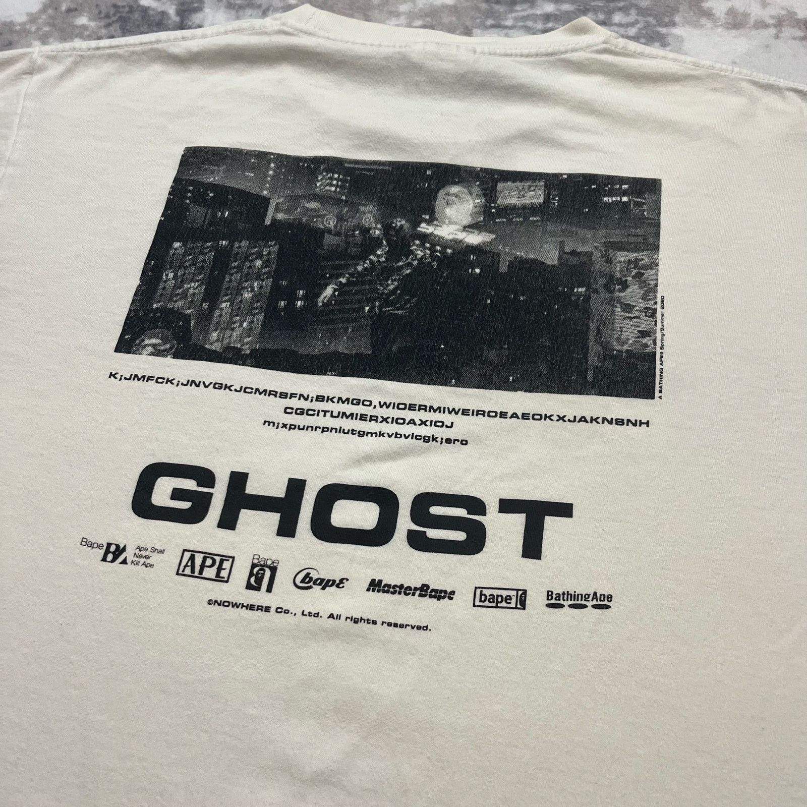 Bape × Nigo Authentic Bape 2000's Ghost Tee XL Size US XL / EU 56 / 4 - 2 Thumbnail
