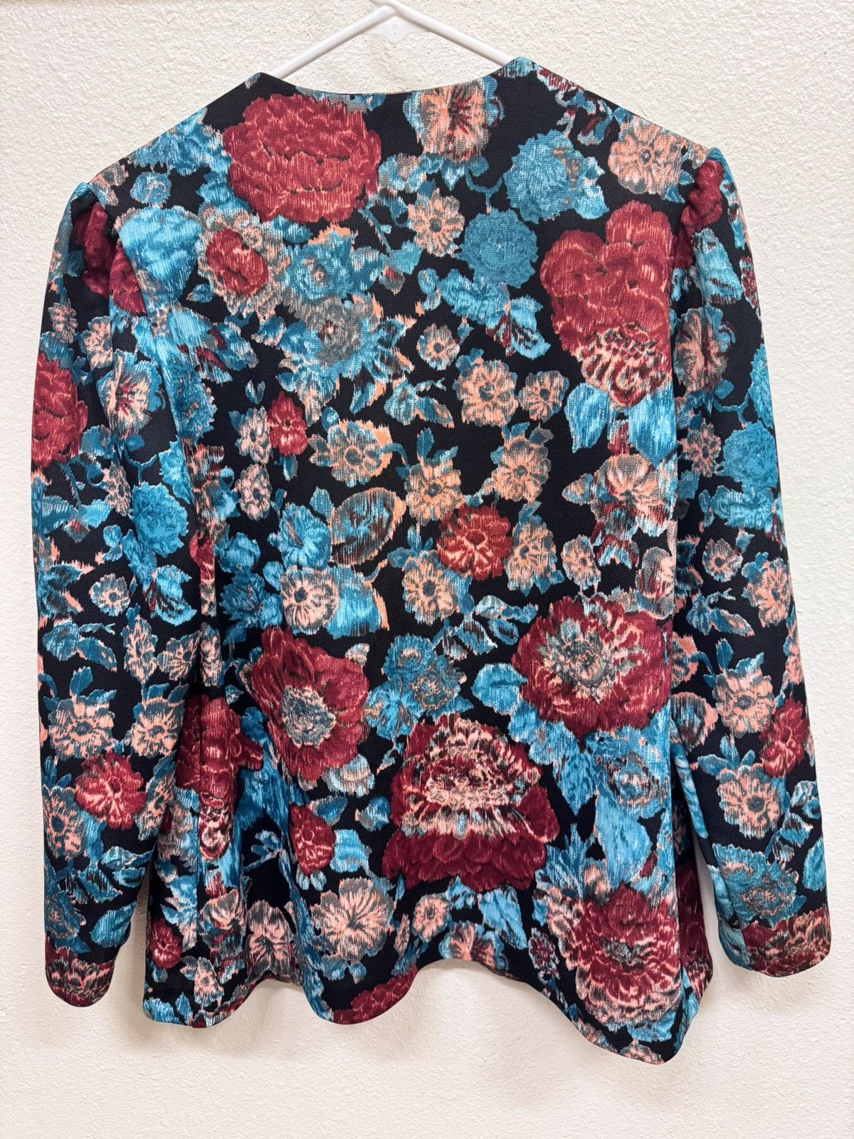 Other × Vintage Vintage Womens Floral 1980s Blazer Size XS / US 0-2 / IT 36-38 - 4 Thumbnail