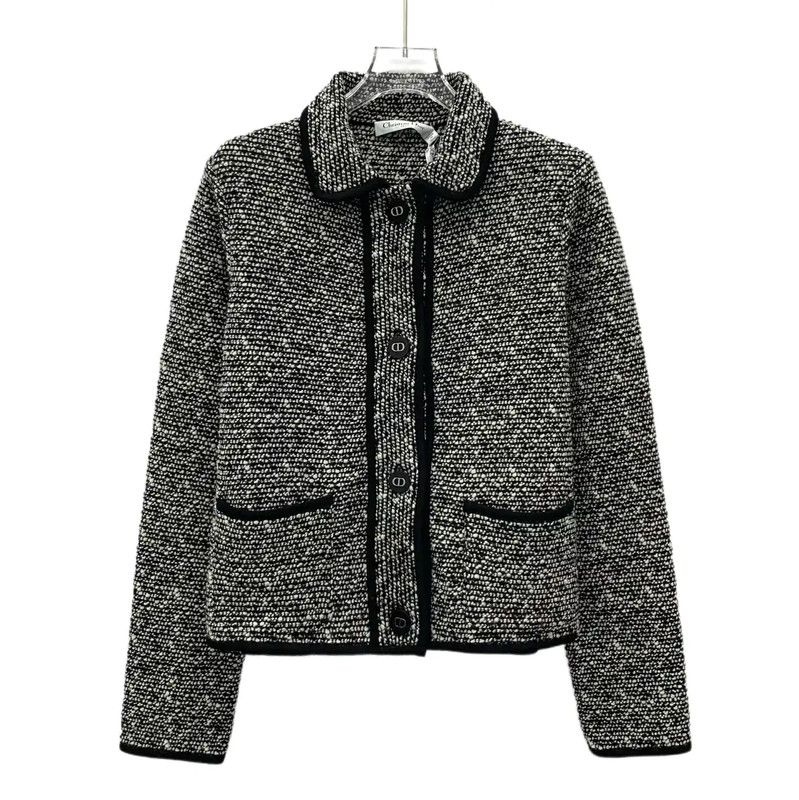 Dior Dior Color-Block Wool Women's Jacket 0089 Size M / US 6-8 / IT 42-44 - 1 Thumbnail