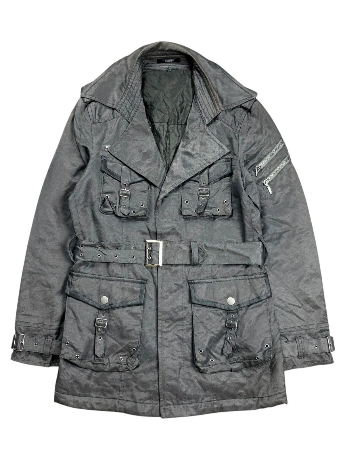 Tornado Mart 2000s Tornado Mart - Vkei Style Belted Jacket Size US M / EU 48-50 / 2 - 1 Thumbnail