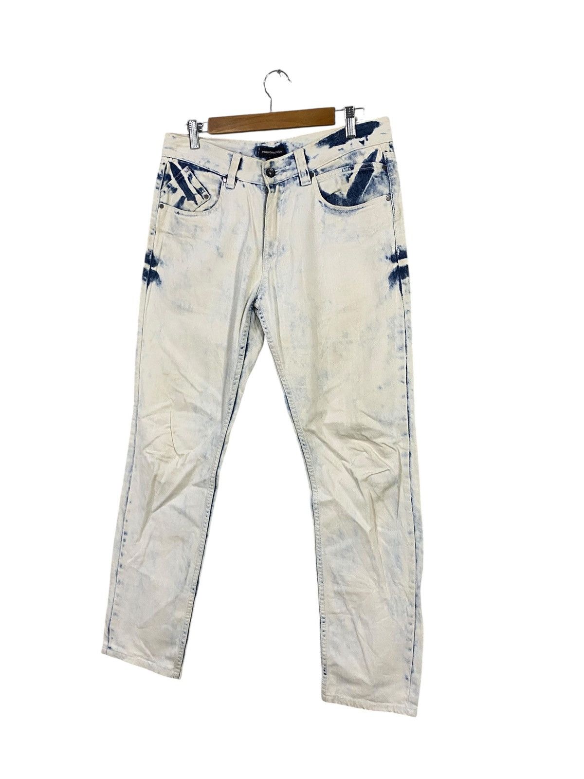 semanticdesign Vintage semantic design acid wash denim very rare Size US 32 / EU 48 - 4 Thumbnail