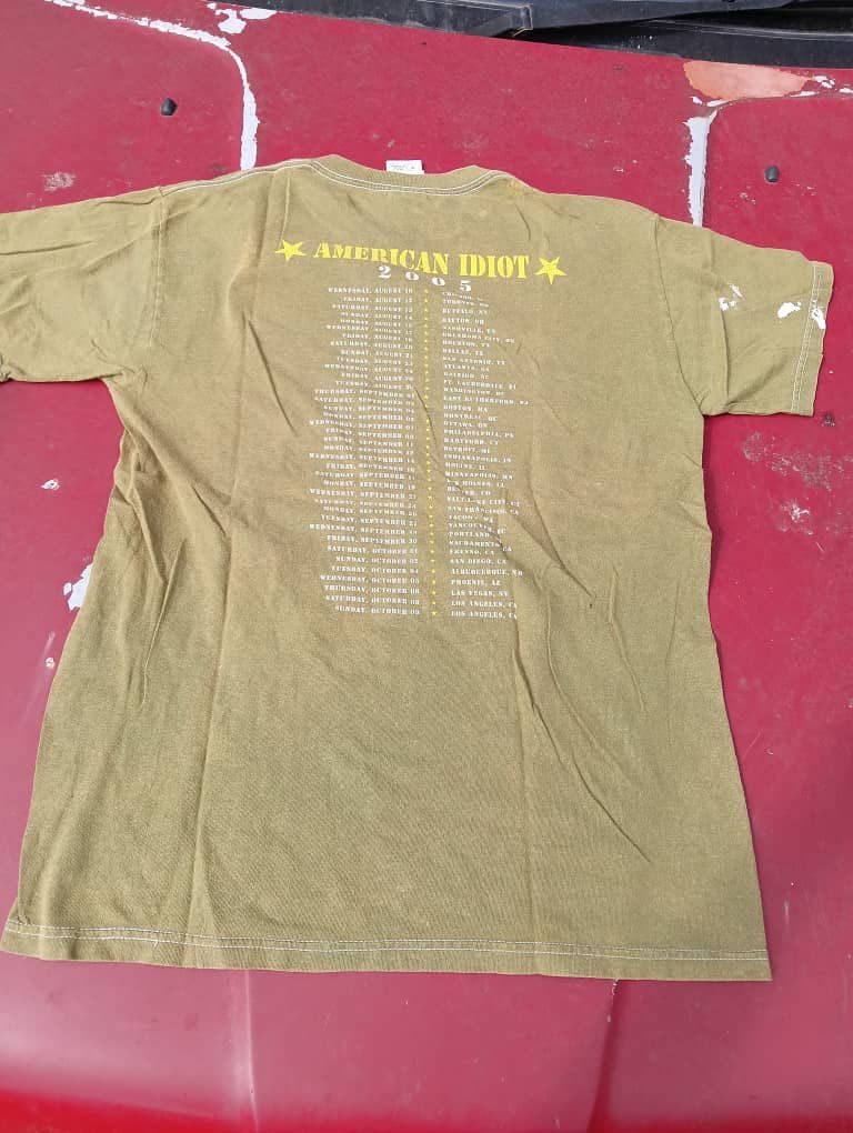 Band Tees Vintage green day American idiot distressed size M Size US M / EU 48-50 / 2 - 4 Thumbnail