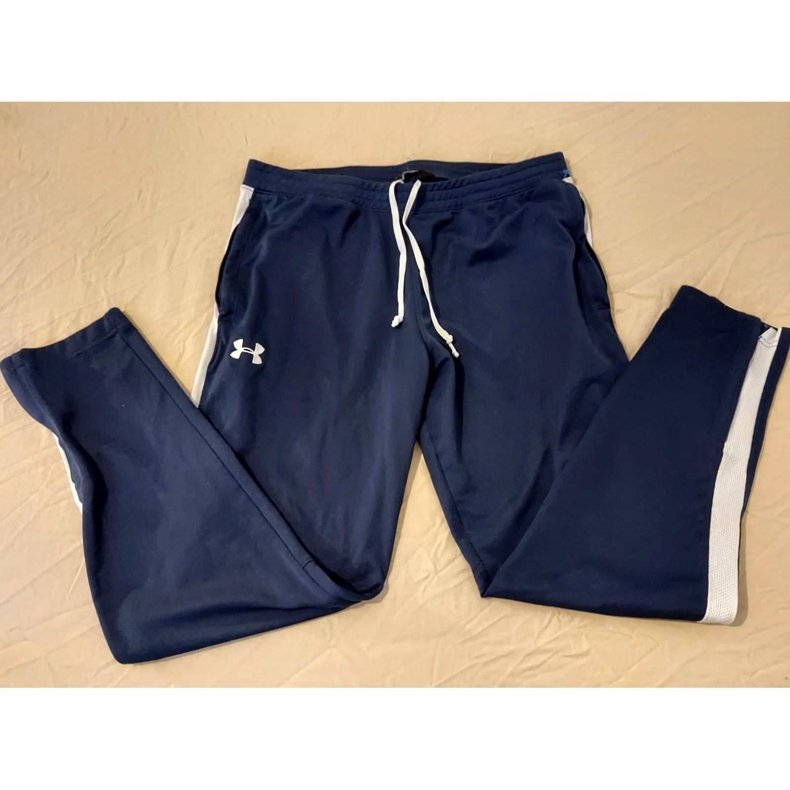 Under Armour Under Armour Mens Pants Athletic Sweatpants XL Navy Blue Size US 36 / EU 52 - 2 Thumbnail