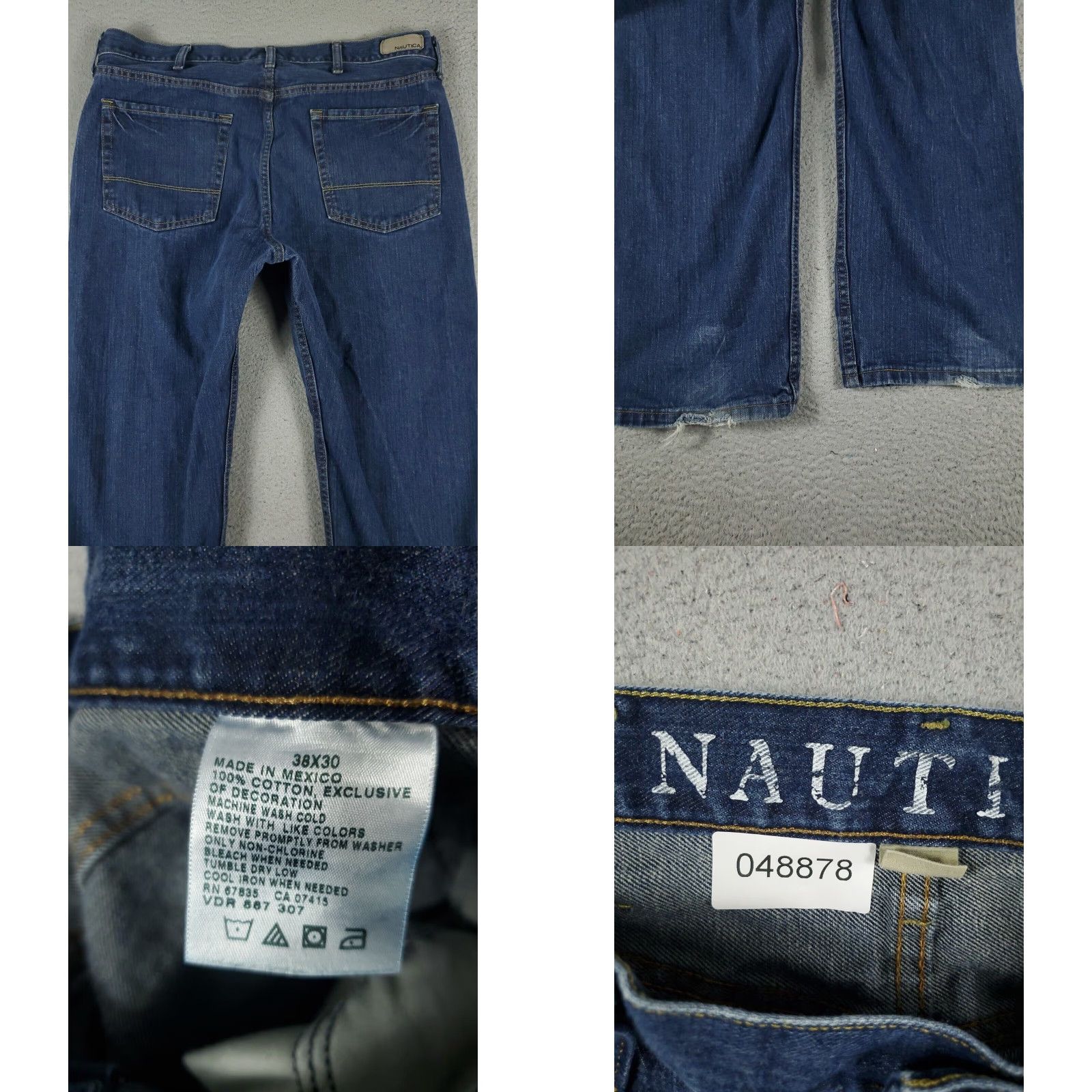 Nautica Nautica Mens Straight Leg Jeans Blue Size 38x30 Cotton Size US 38 / EU 54 - 8 Thumbnail