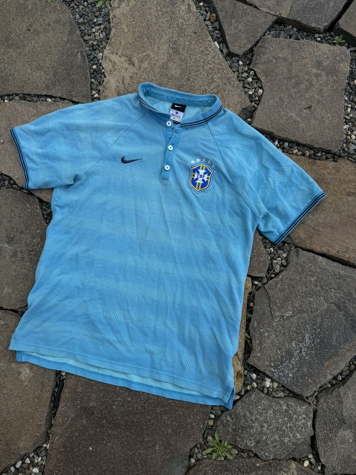 Nike × Vintage Y2K Nike Brazil polo jersey Size US M / EU 48-50 / 2 - 2 Thumbnail