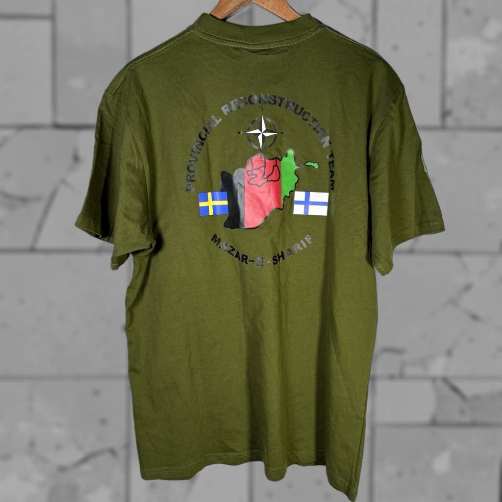 Vintage NWT Printtex Green Provincial Reconstruction Team Graphic Tee Mens L Size US L / EU 52-54 / 3 - 1 Thumbnail