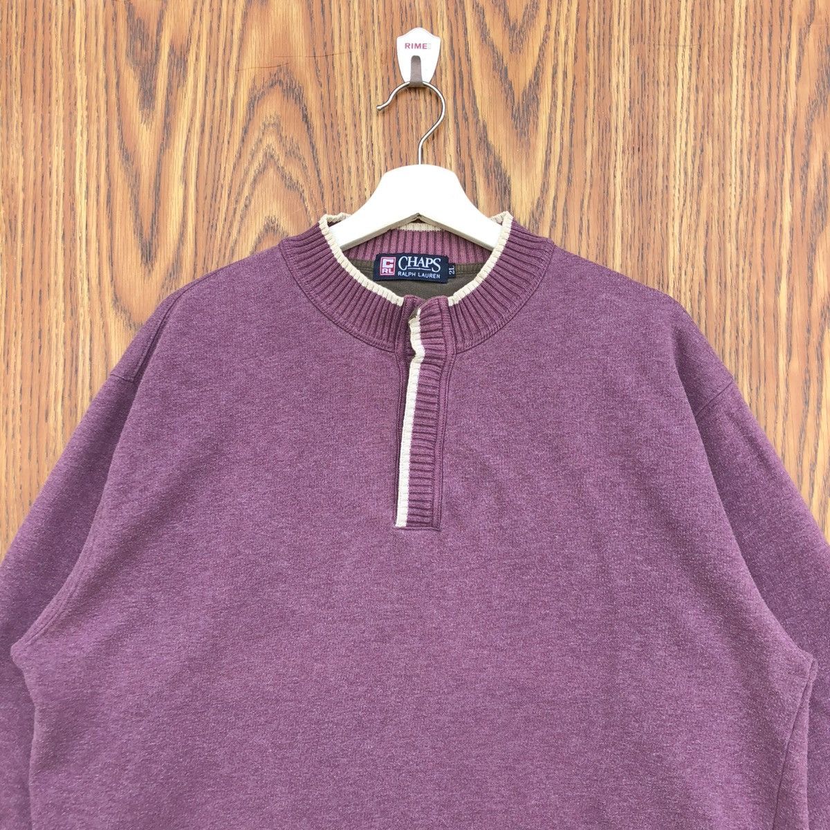 Chaps Ralph Lauren Chaps Ralph Lauren Half Zipper Sweatshirt Pullover Size US XL / EU 56 / 4 - 3 Thumbnail