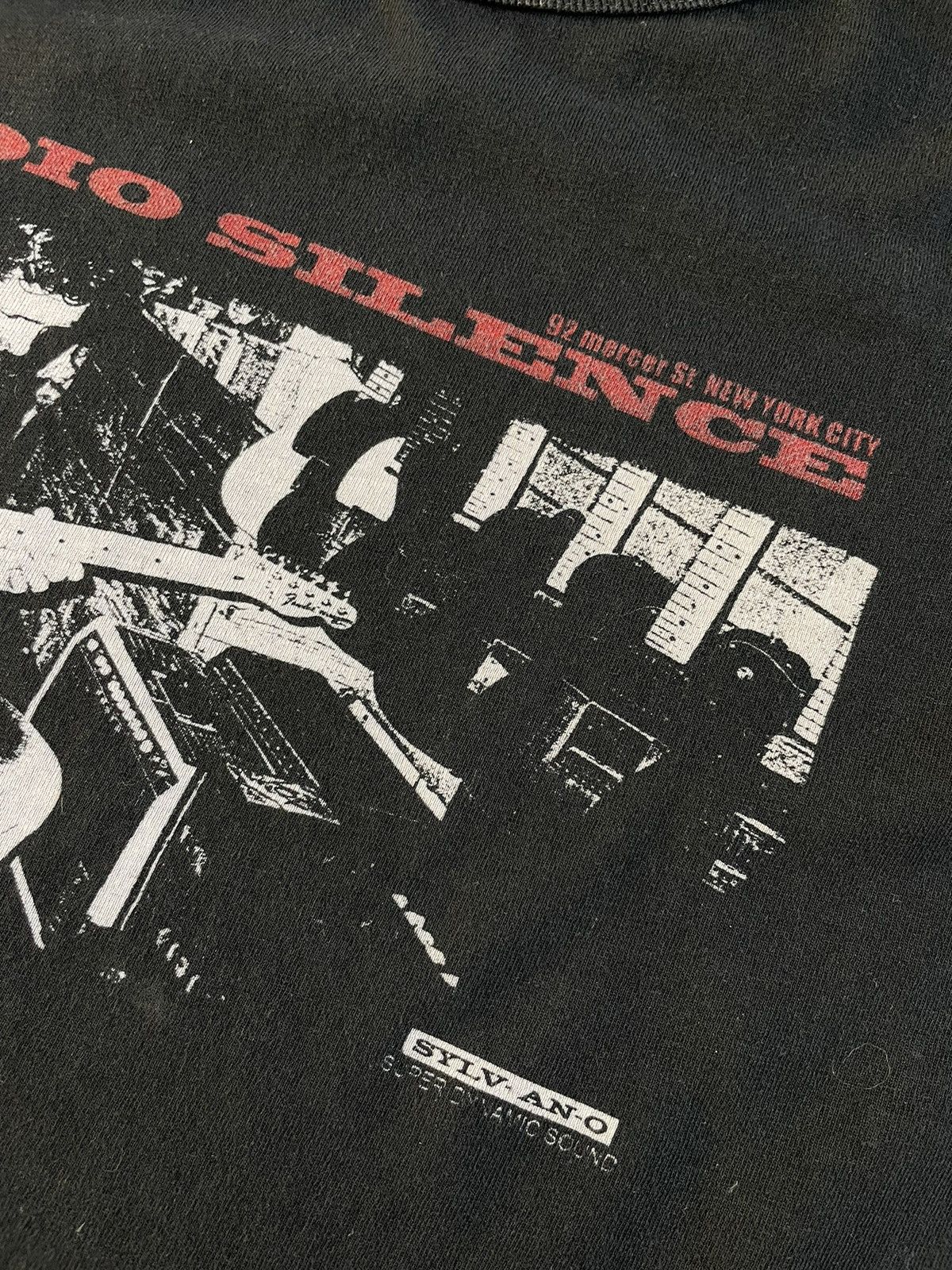 Band Tees × Vintage 1989 Radio Silence New York City T-Shirt VTG Sound VERY RARE Size M / US 6-8 / IT 42-44 - 4 Thumbnail