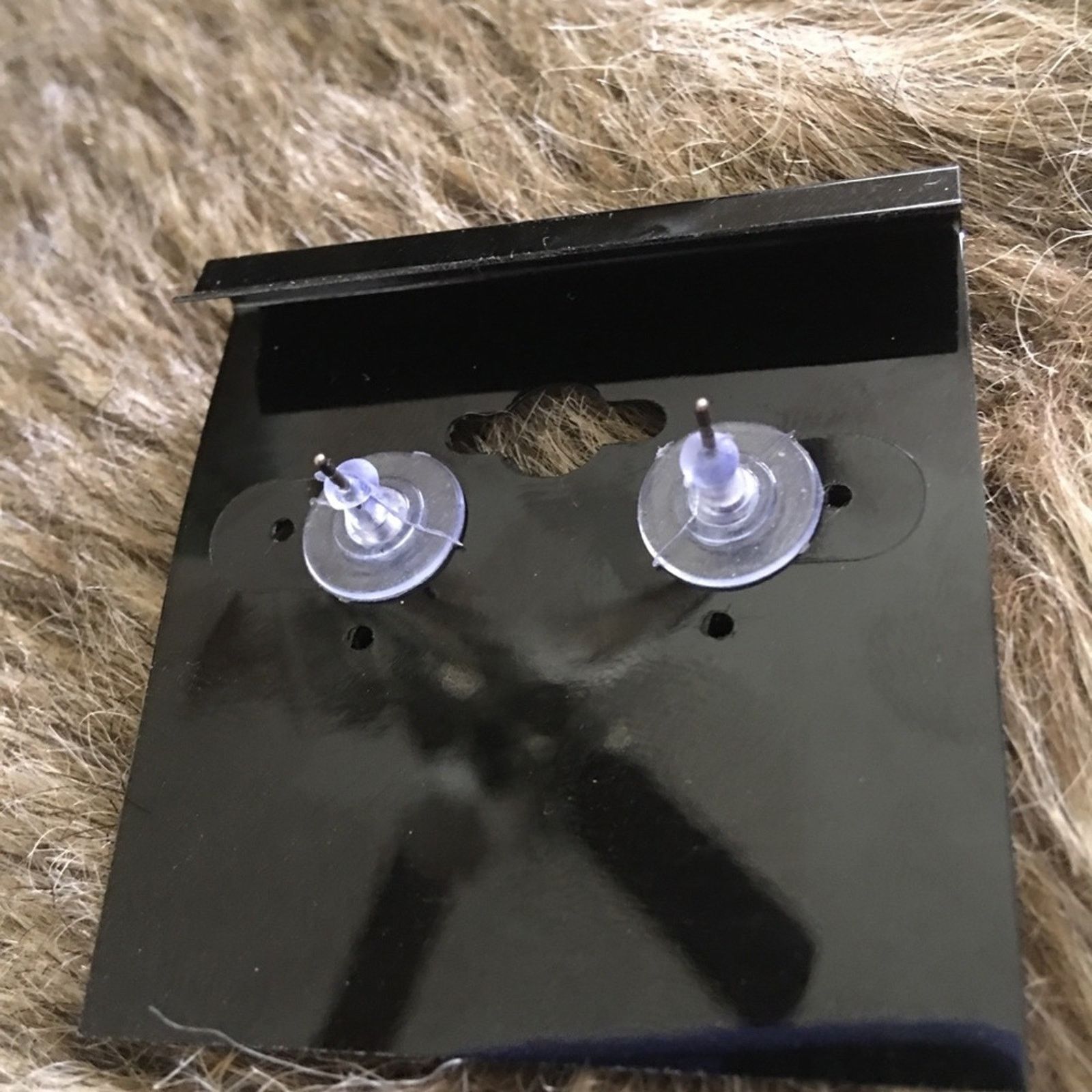 Jewelry Clear rhinestone sparkle pierced earrings Size ONE SIZE - 2 Thumbnail