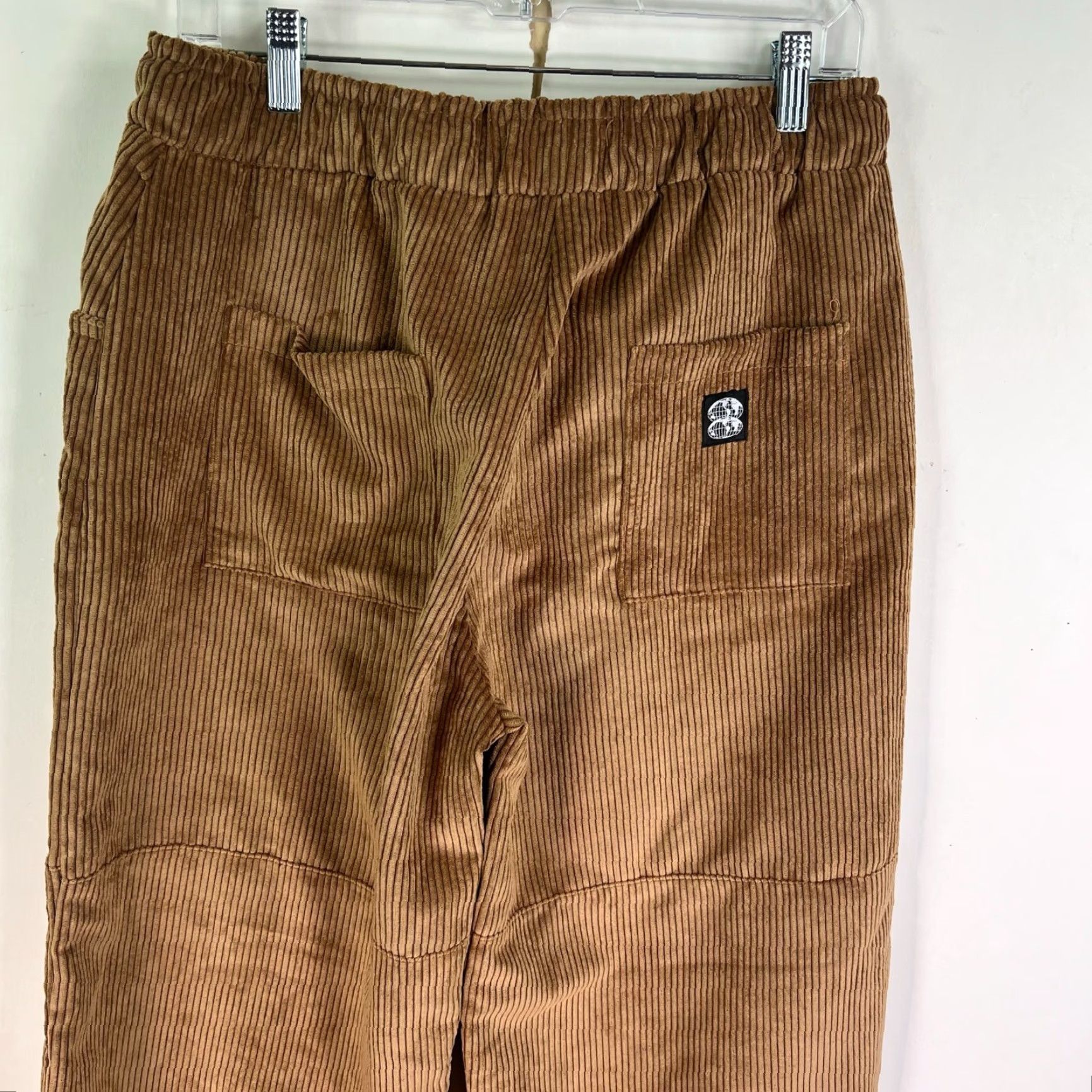 Boohoo Boohoo Man Baggy Corduroy Pants Size Marked 34 Tan 30 x 32 Buckle Waistband Size US 30 / EU 46 - 6 Thumbnail