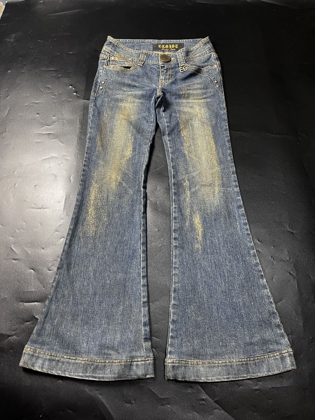 Other 1990s Egoist Big Flare Jeans Size US 28 / EU 44 - 2 Thumbnail