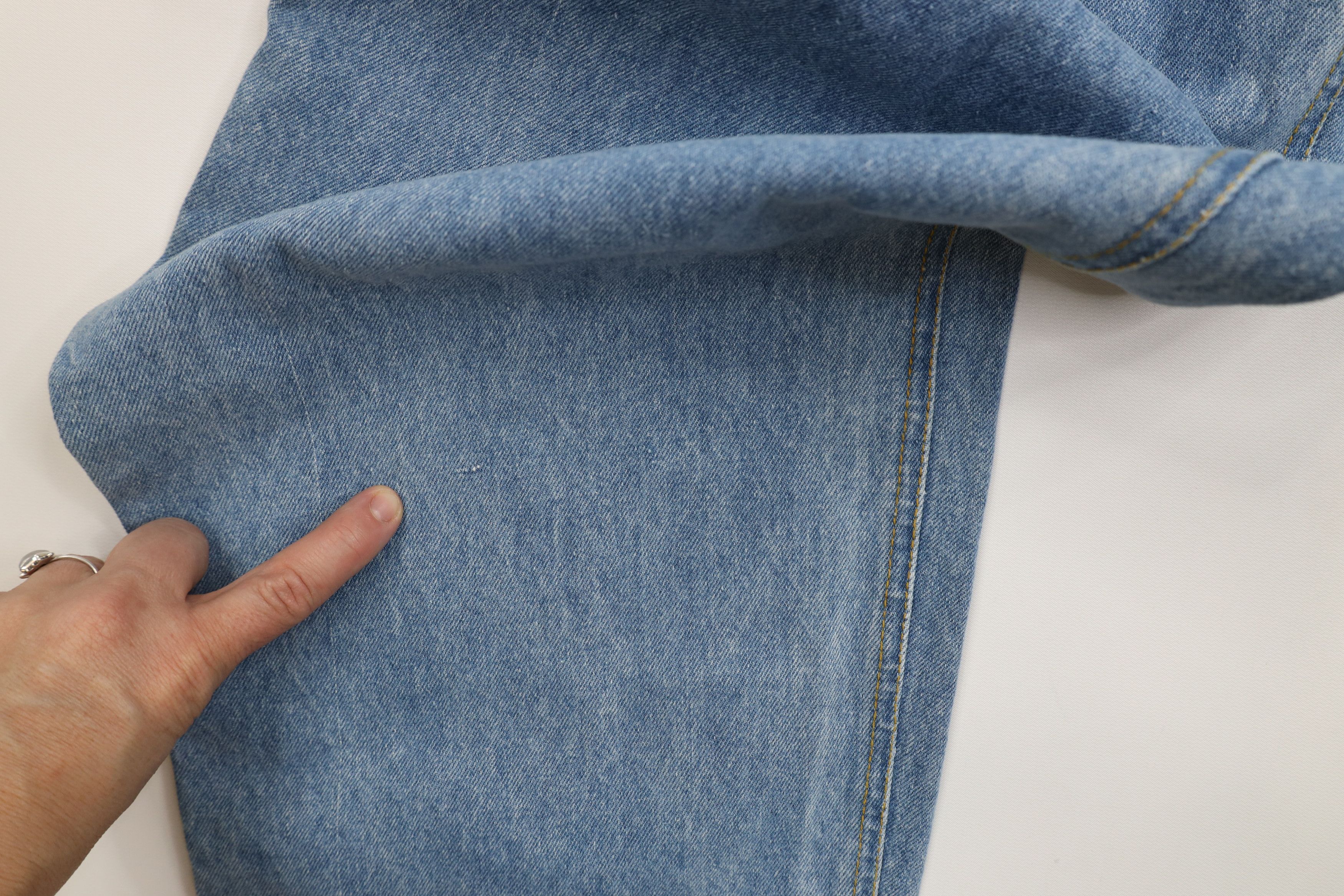 Vintage Deadstock Vintage 90s Streetwear Fit Denim Jeans Blue Cotton Size US 36 / EU 52 - 6 Thumbnail