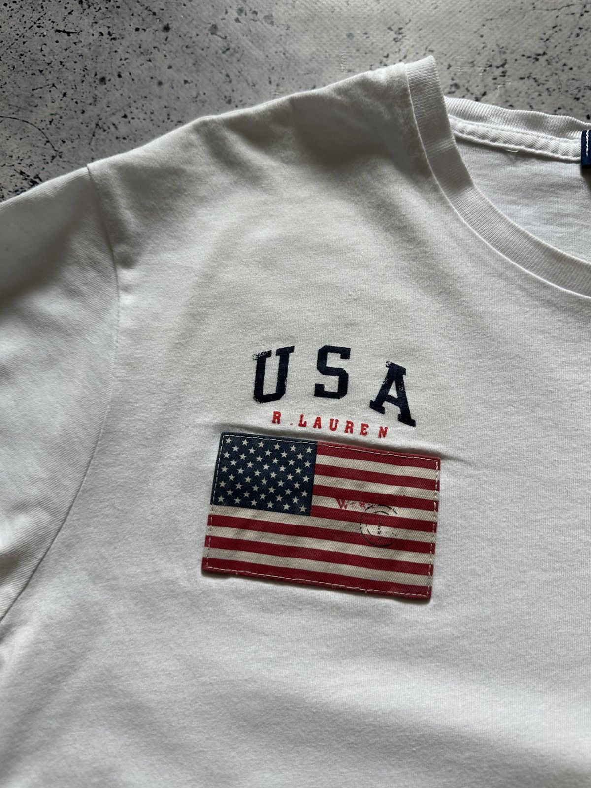 Polo Ralph Lauren Vintage Polo Ralph Lauren USA Chief Keef T-shirt Big Pony Tee Size US L / EU 52-54 / 3 - 3 Thumbnail