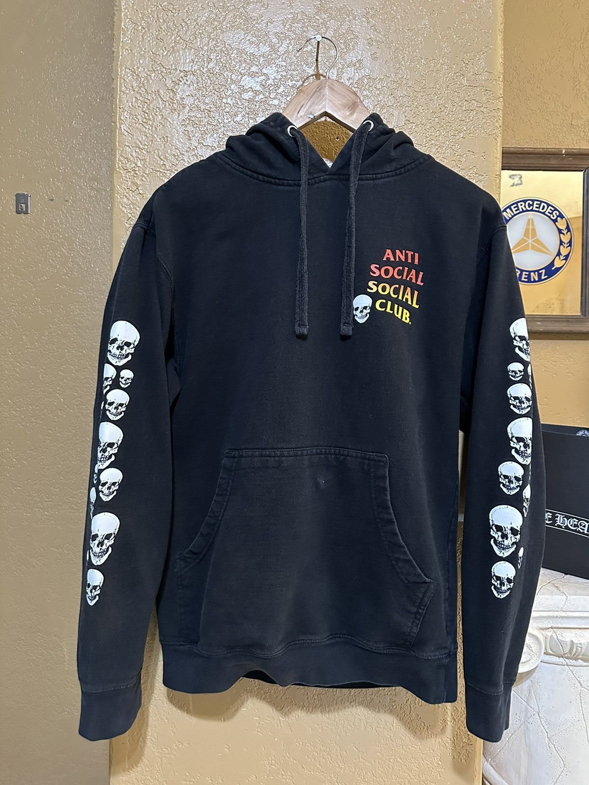 Anti Social Social Club Rare Anti Social Social Club ASSC Tanner Skulls Hoodie Size US S / EU 44-46 / 1 - 2 Thumbnail