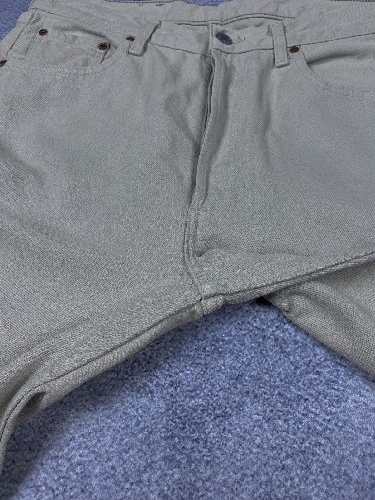 Levi's × Vintage Levis 501 Vintage Beige Jeans Size US 32 / EU 48 - 5 Thumbnail