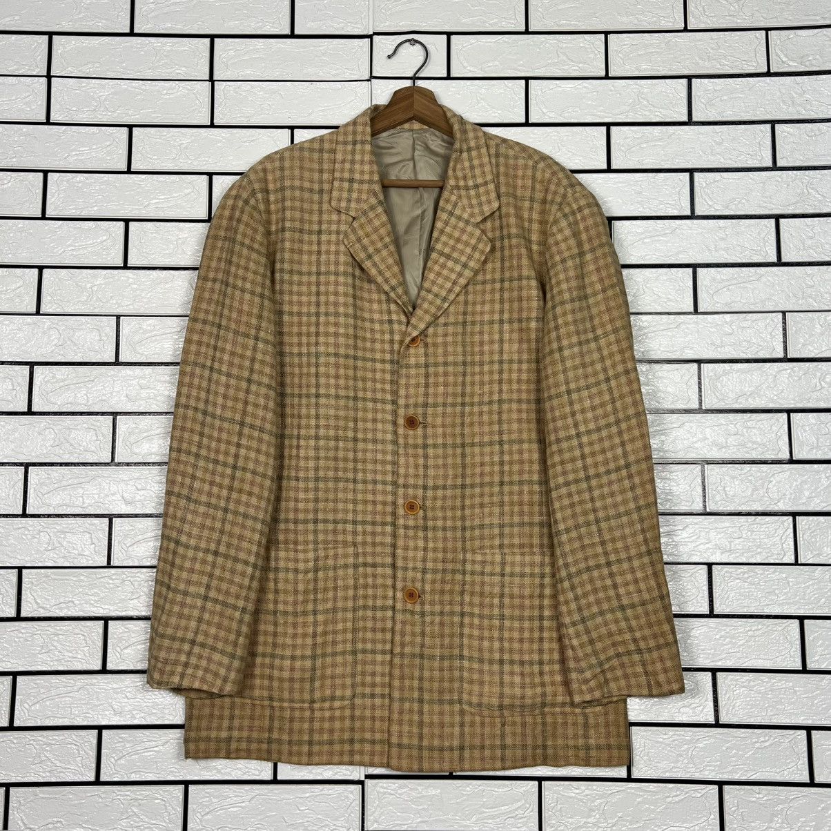 Kenzo Vintage 90's KENZO Checked Suit Jacket Blazer #4126-C187 Size US M / EU 48-50 / 2 - 1 Thumbnail