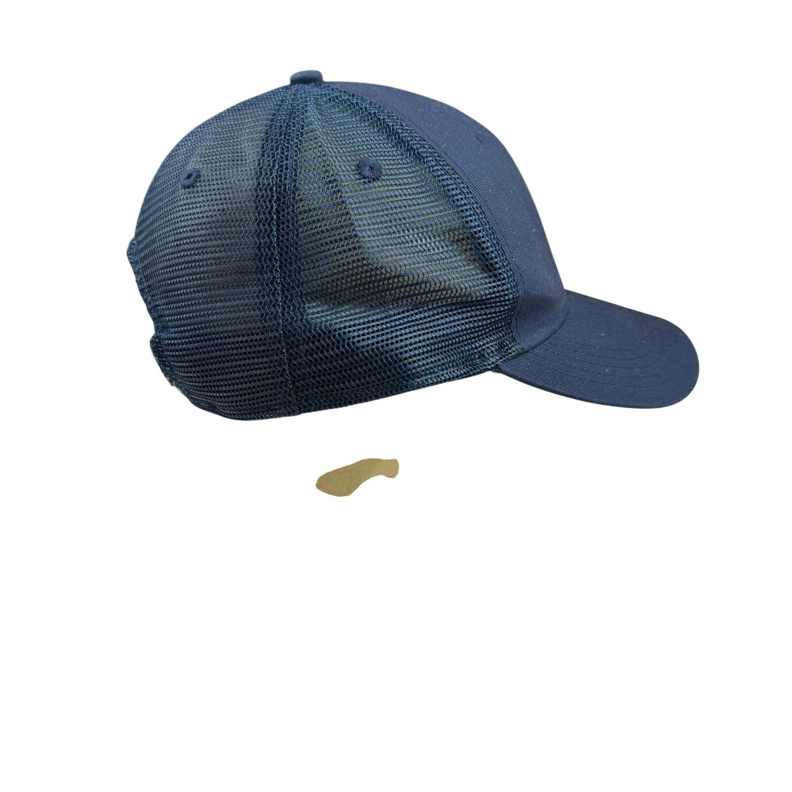 Carhartt Carhartt Navy Blue Trucker Snapback Hat Cap Size ONE SIZE - 4 Thumbnail