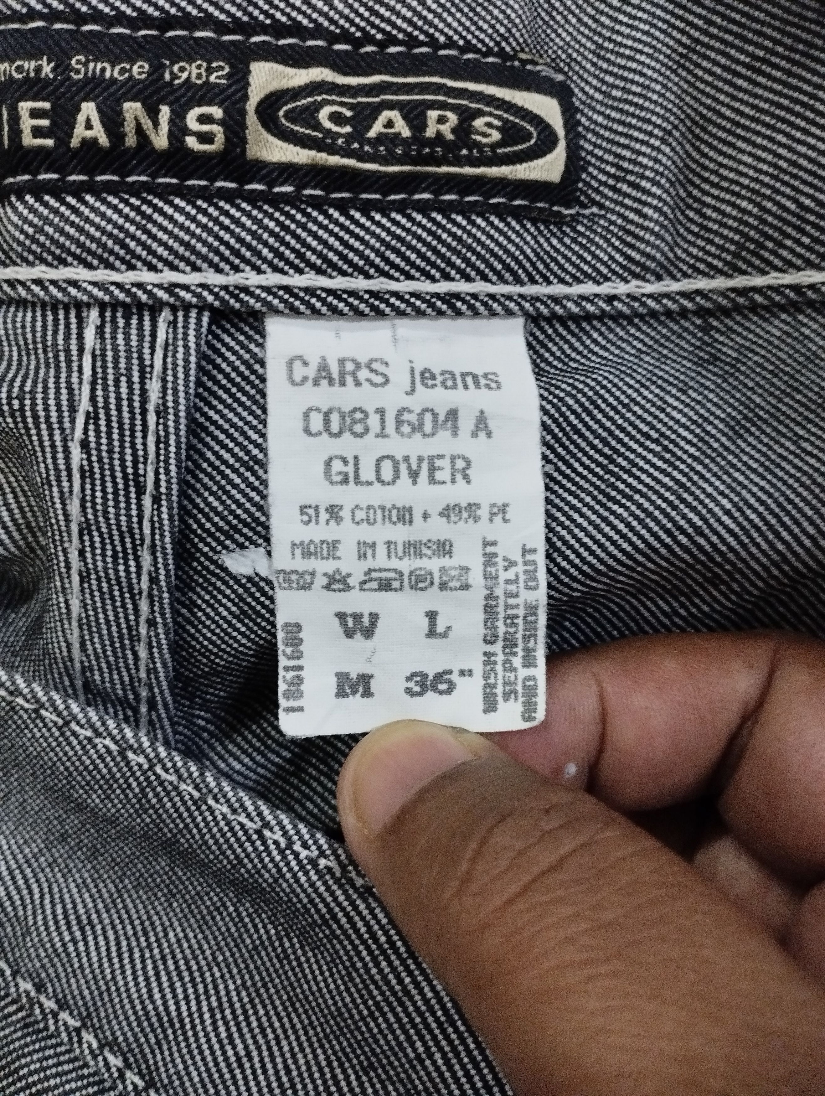 Tete Homme Vintage 90's Skateboard Jeans Cars Jeans Made In Tunisia Size US 32 / EU 48 - 8 Thumbnail