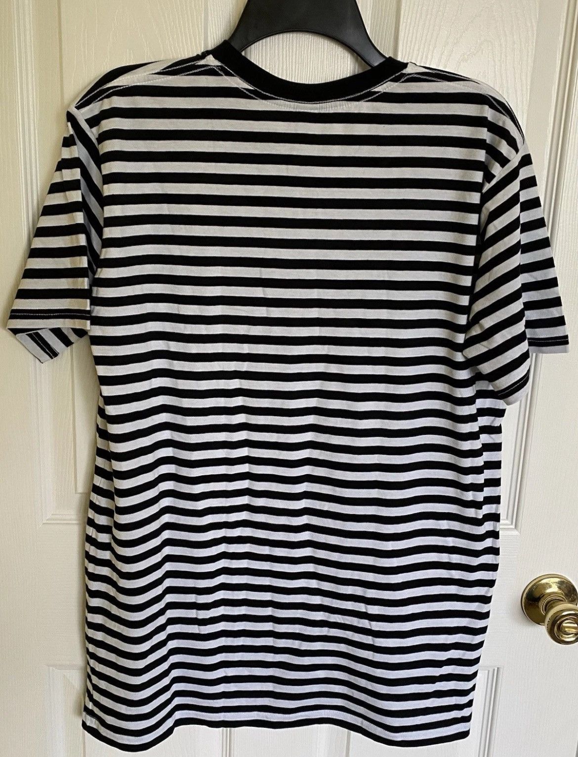 AS Colour Ascolour Men’s White & Black Stripe Staple T-Shirt Medium Size US M / EU 48-50 / 2 - 4 Thumbnail