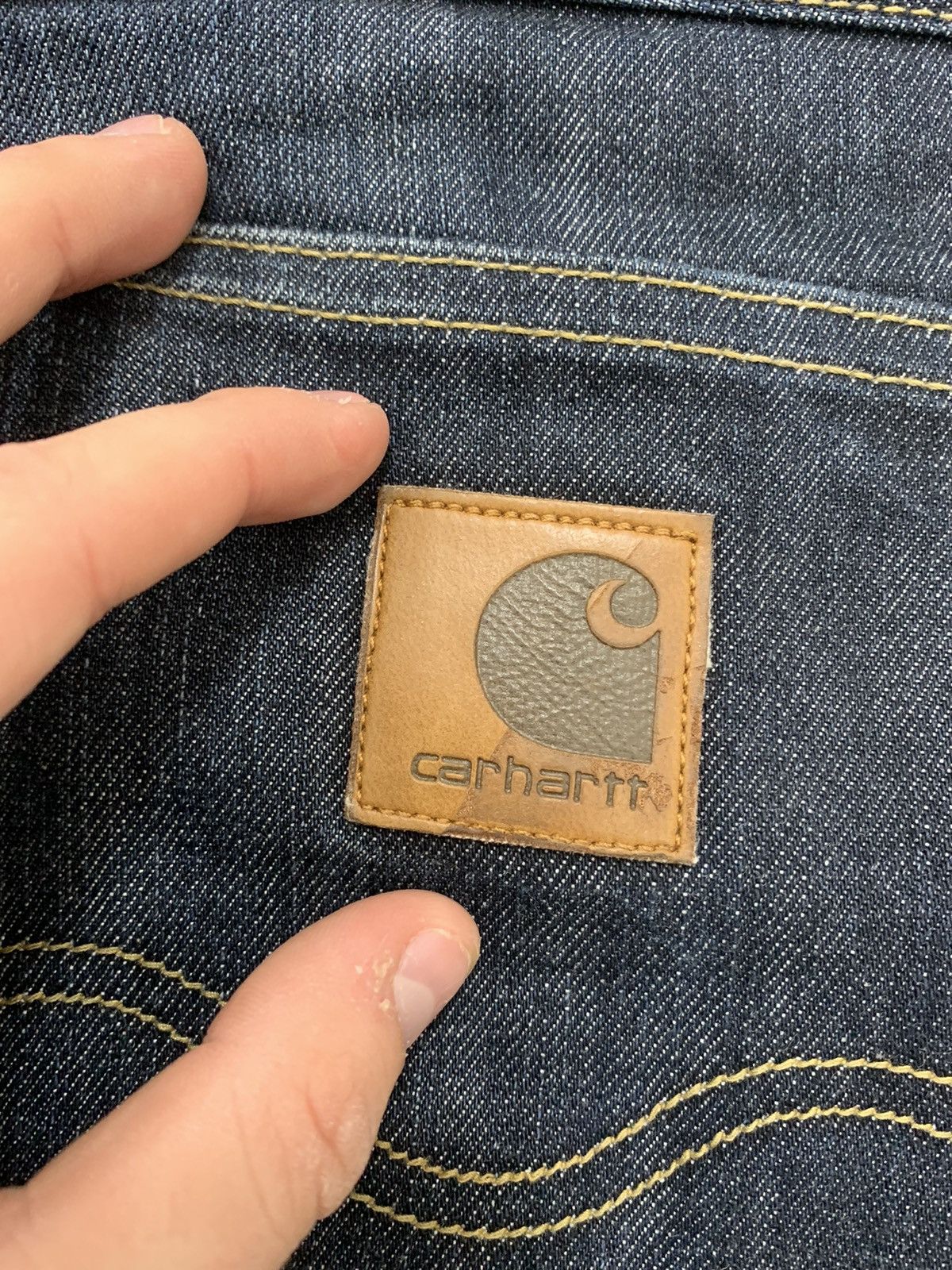 Other Vintage Carhartt Western Denim Jeans Size US 30 / EU 46 - 4 Thumbnail