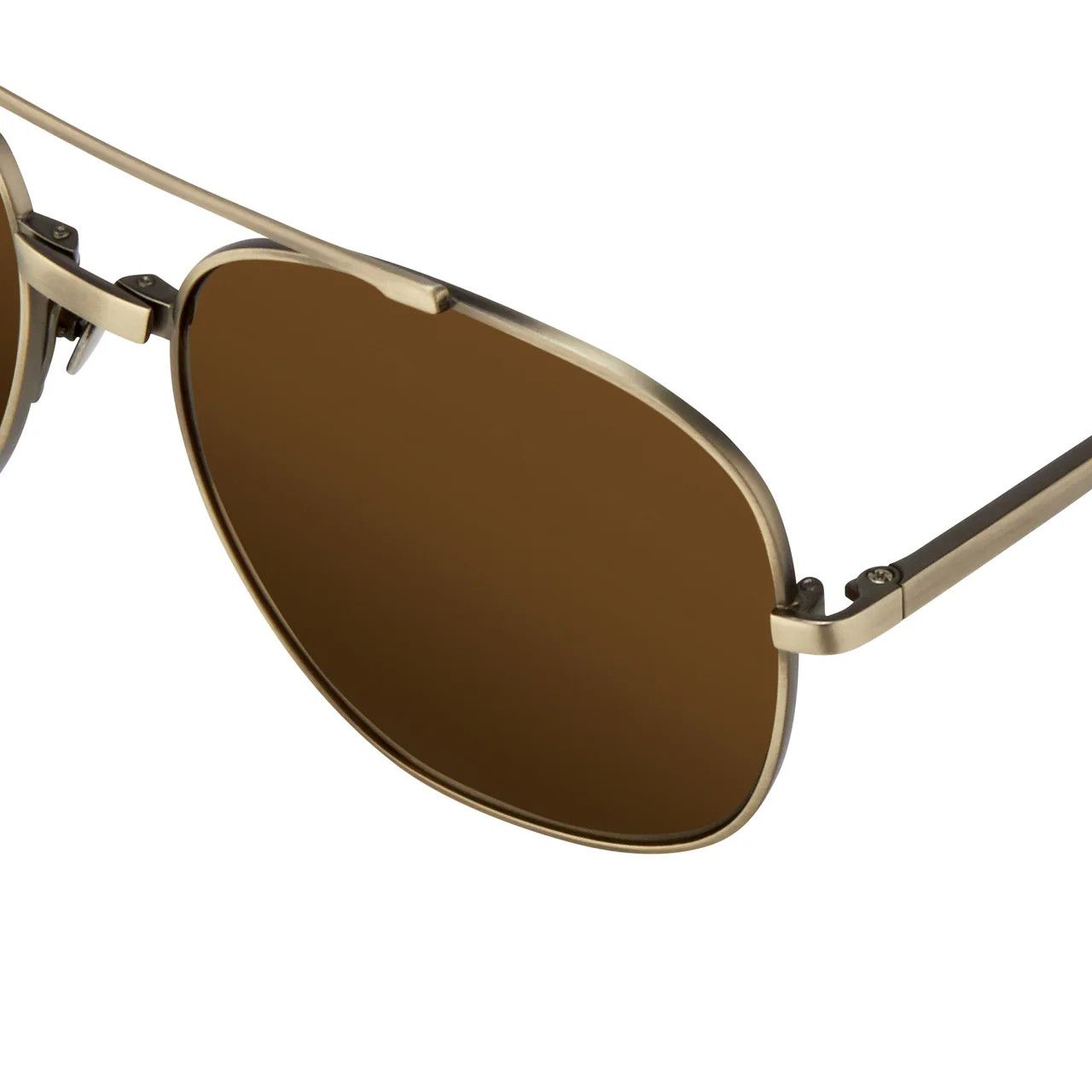 Ann Demeulemeester Ann Demeulemeester Pilot Sunglasses Brown Size ONE SIZE - 3 Thumbnail