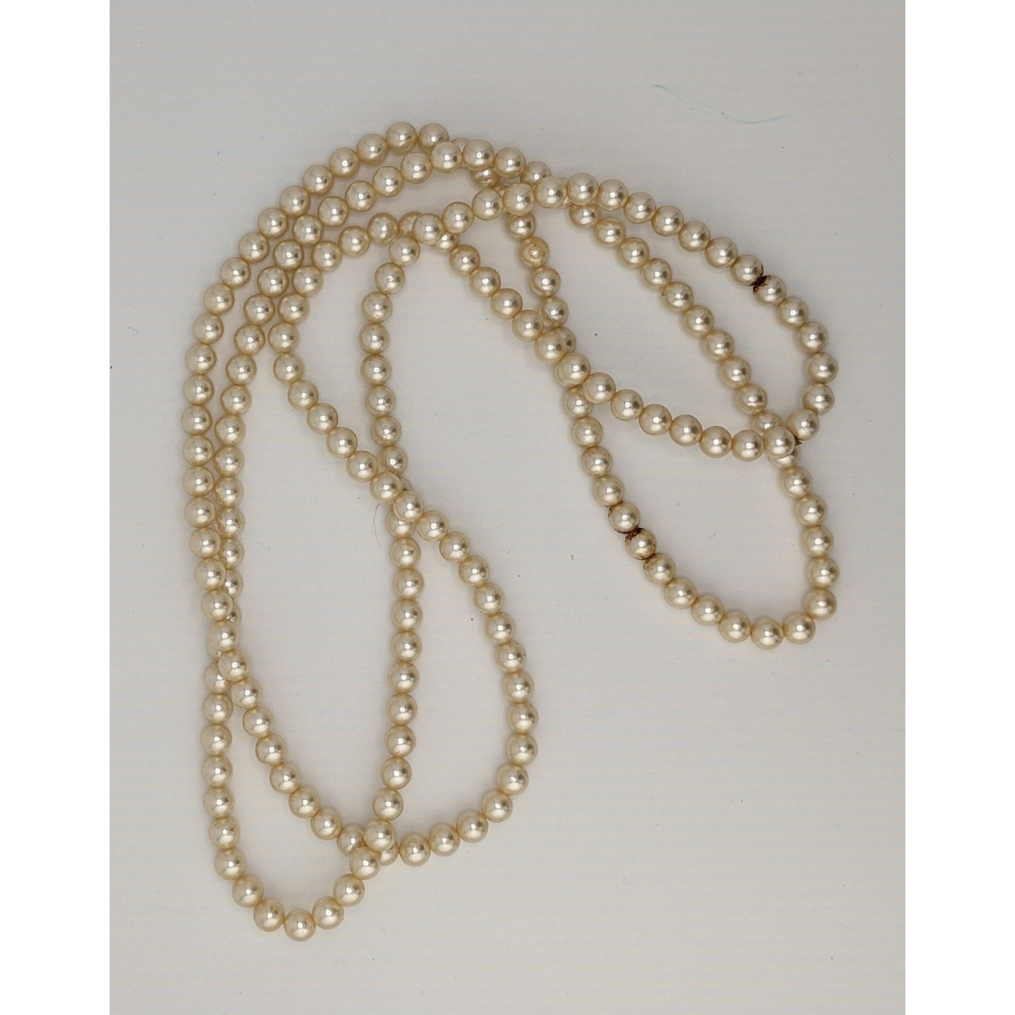 Other Vintage Faux Pearl Long Strand Necklace Size ONE SIZE - 4 Thumbnail