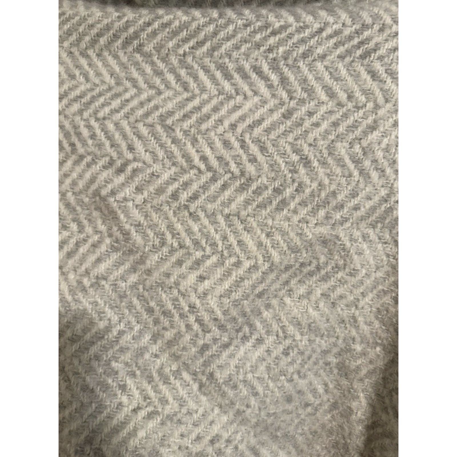 Vintage John Branigan Weavers Wool Blend Cape Shawl Collar Ireland One Size Dove & Cream Women Caped Knit Size ONE SIZE - 6 Thumbnail