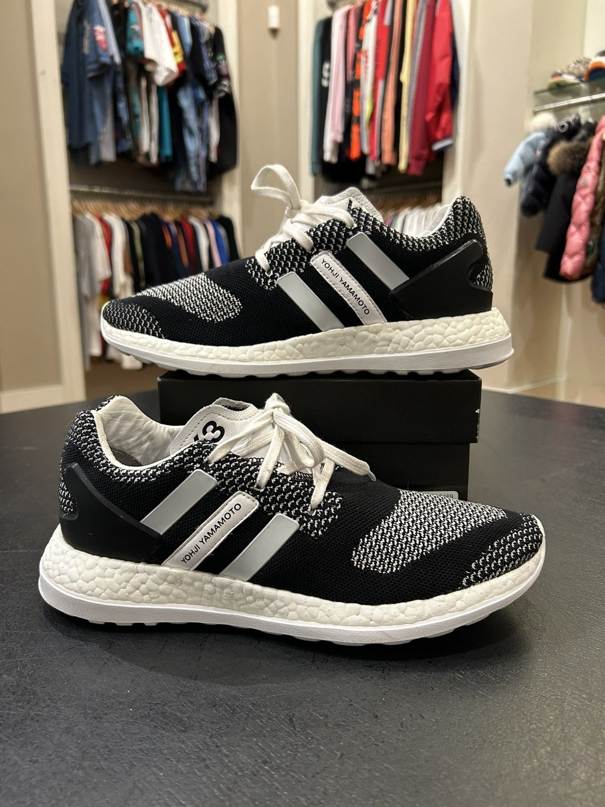 Adidas X Yohji Yamamoto Pureboost White Black