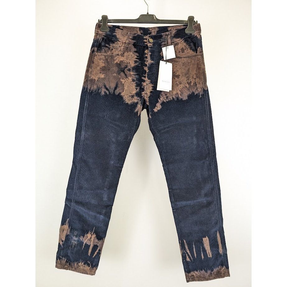 Gucci o1rshd1 Denim Pant in Multicolor Size US 33 - 4 Thumbnail