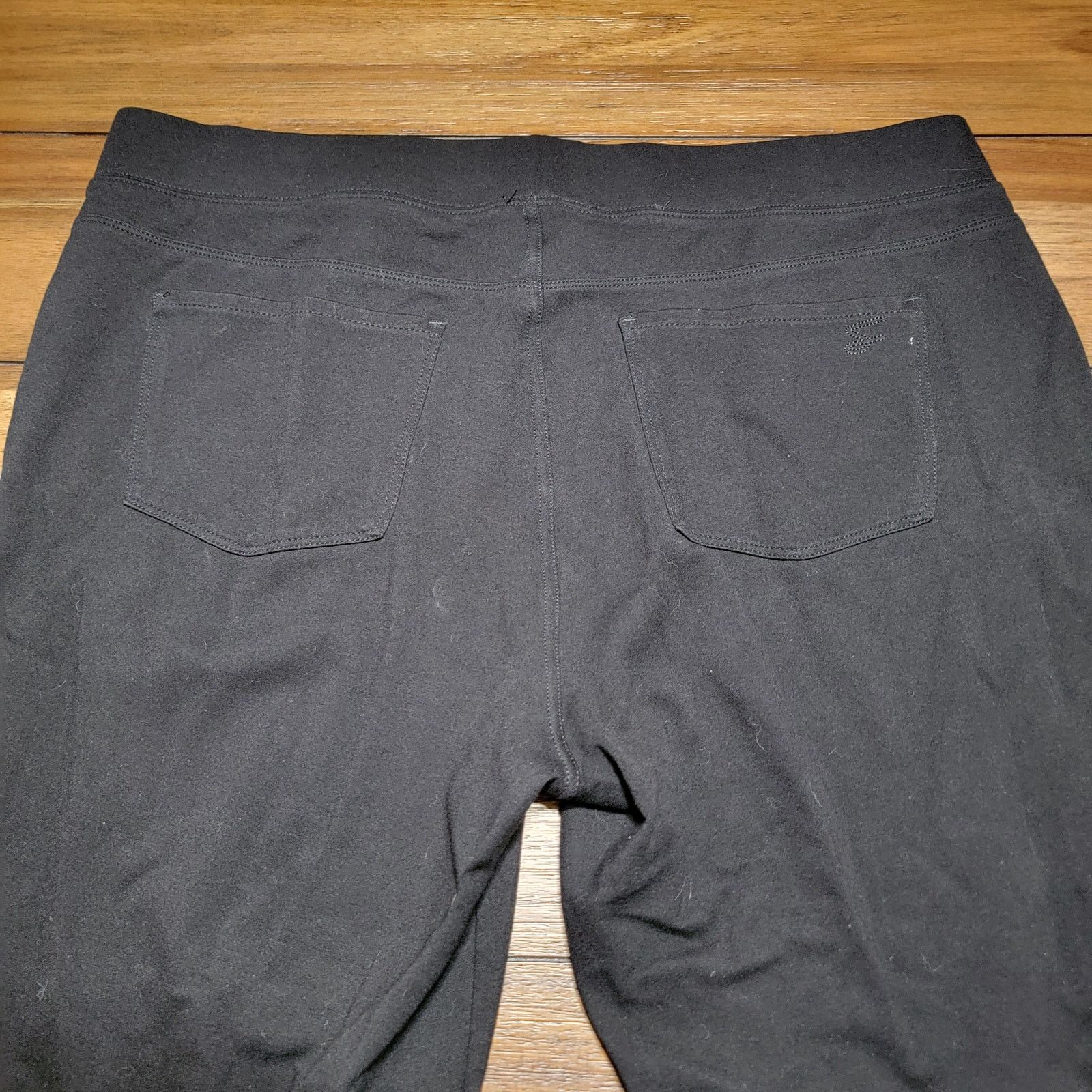 Seven 7 Seven7 Black Leggings w/ Faux Front Pockets - Size XXL Size 37" - 4 Thumbnail