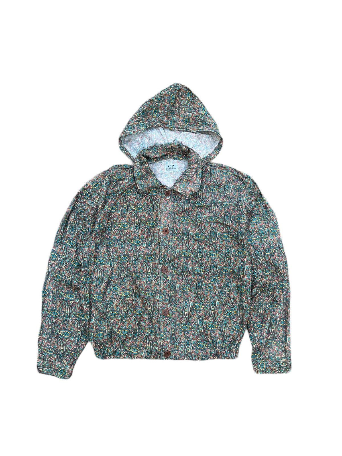 C.P. Company × Massimo Osti × Vintage Vtg🔥80’s Cp Company Persian/Paisley Printed Buttoned Jacket Size US M / EU 48-50 / 2 - 8 Thumbnail