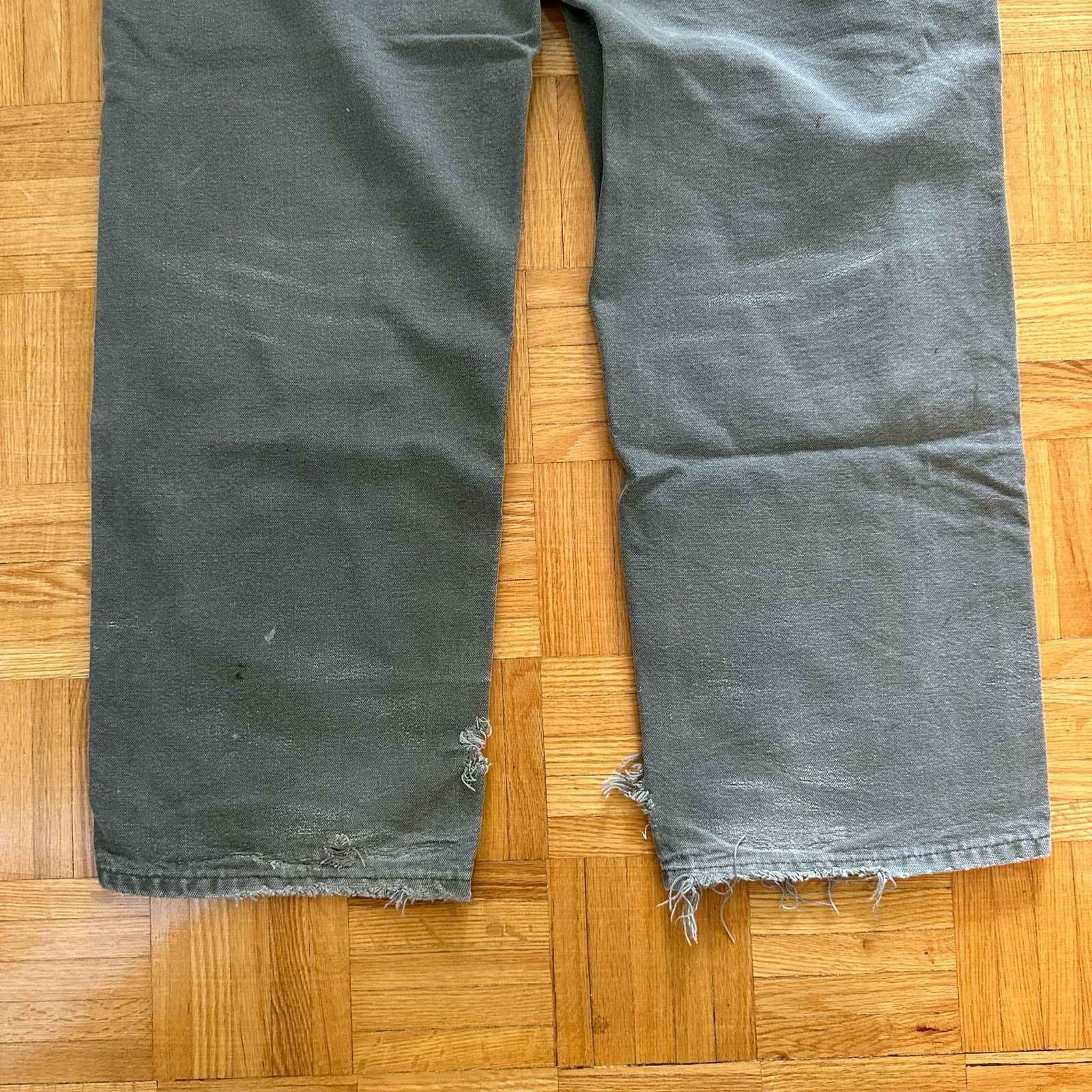 Carhartt Carhartt Double Knee Carpenter pants Green Size 34 x 32 Size US 34 / EU 50 - 3 Thumbnail