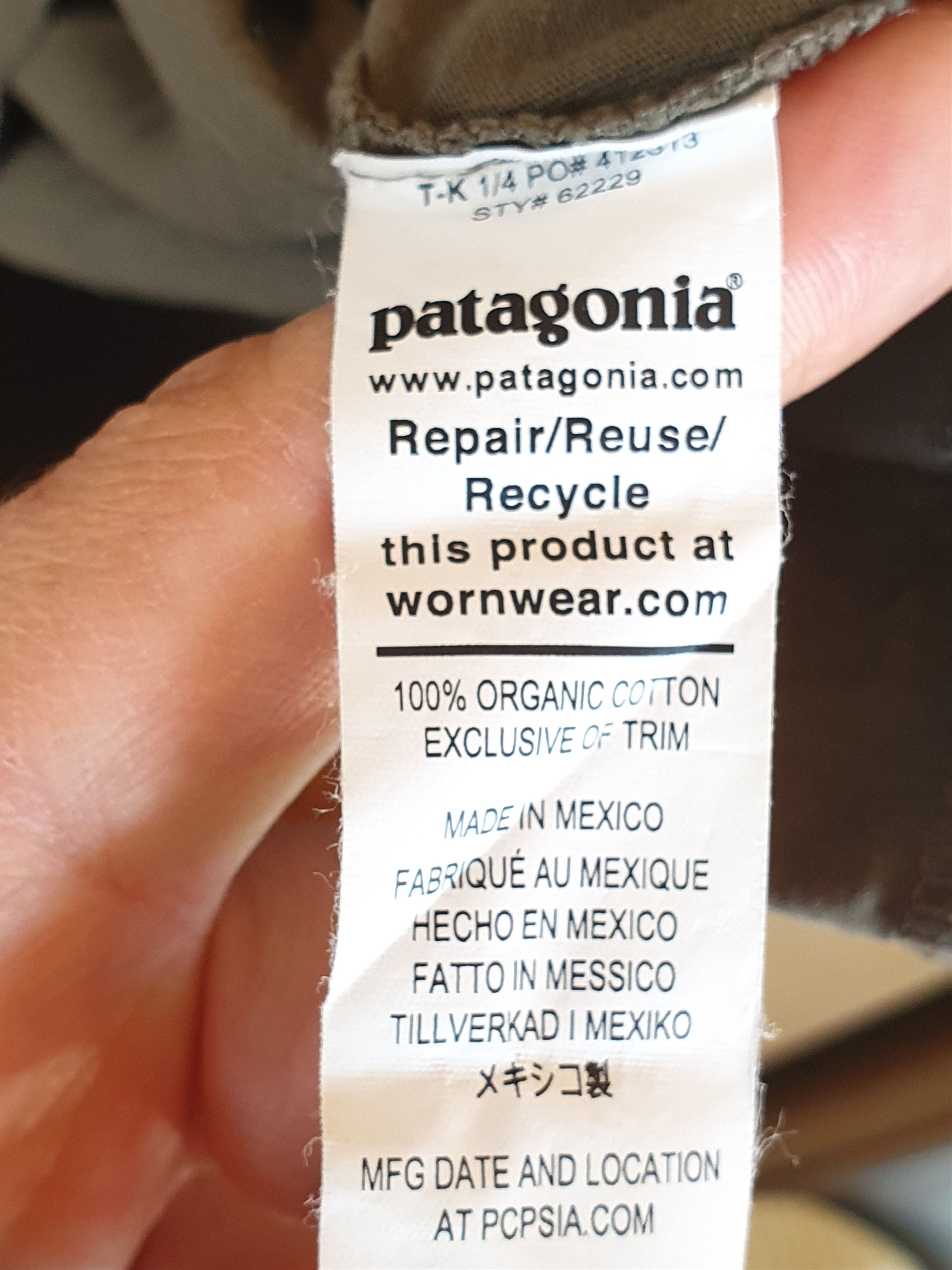 Patagonia Patagonia Live Simply T-shirt Snowboarder Long Sleeve S Size S / US 4 / IT 40 - 4 Thumbnail