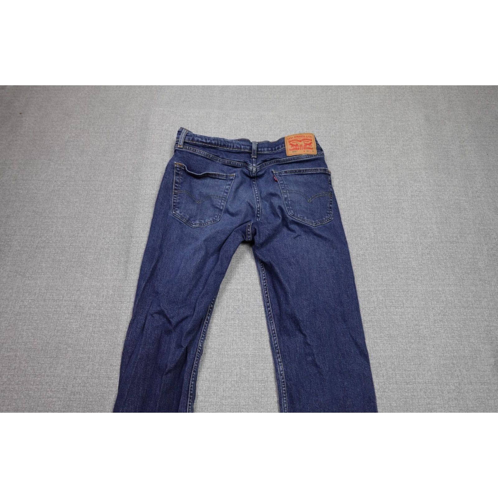 Levi's Levi's 505 Jeans Mens 32x30 Blue Relaxed Fit Dark Wash Denim Western Rancher Size US 32 / EU 48 - 5 Thumbnail