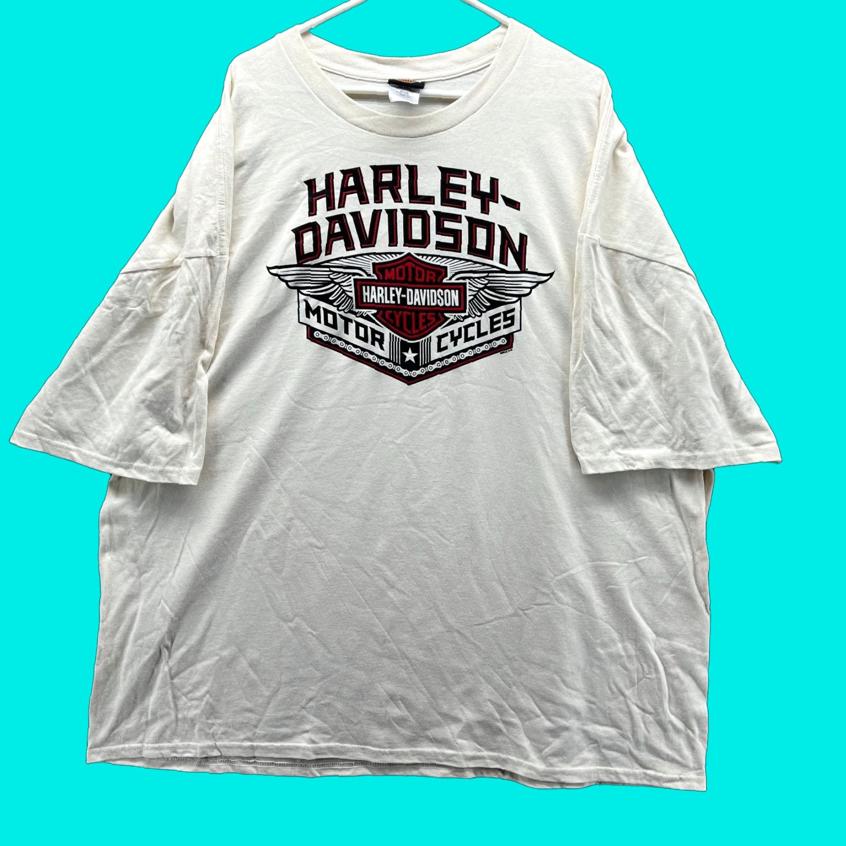 Harley Davidson Harley-Davidson Shirt Mens 4XL Tan Beige Crewneck Short Sleeve Logo Motorcycle 2018 Vintage: No? Size US XXL / EU 58 / 5 - 1 Thumbnail