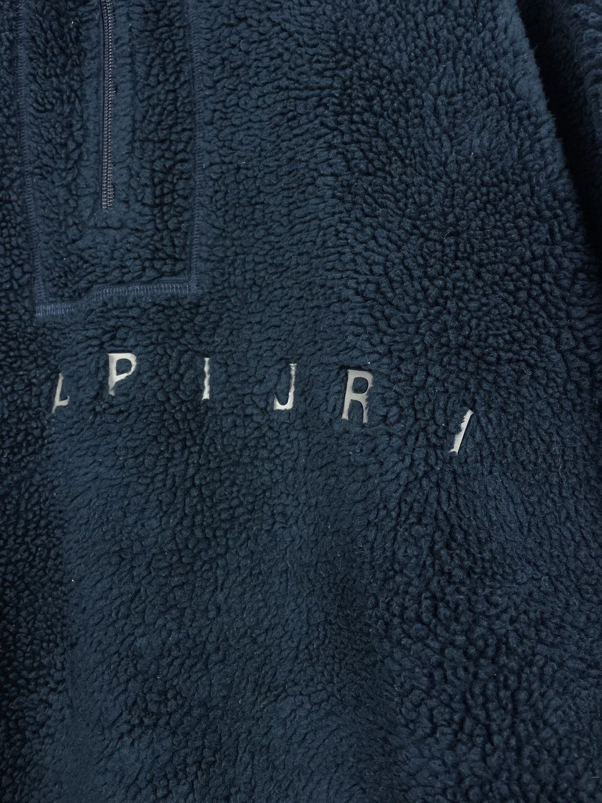 Napapijri Napapijri Fleece Sherpa Jacket 1/4 Zip Pullover Big Logo Size US L / EU 52-54 / 3 - 8 Thumbnail