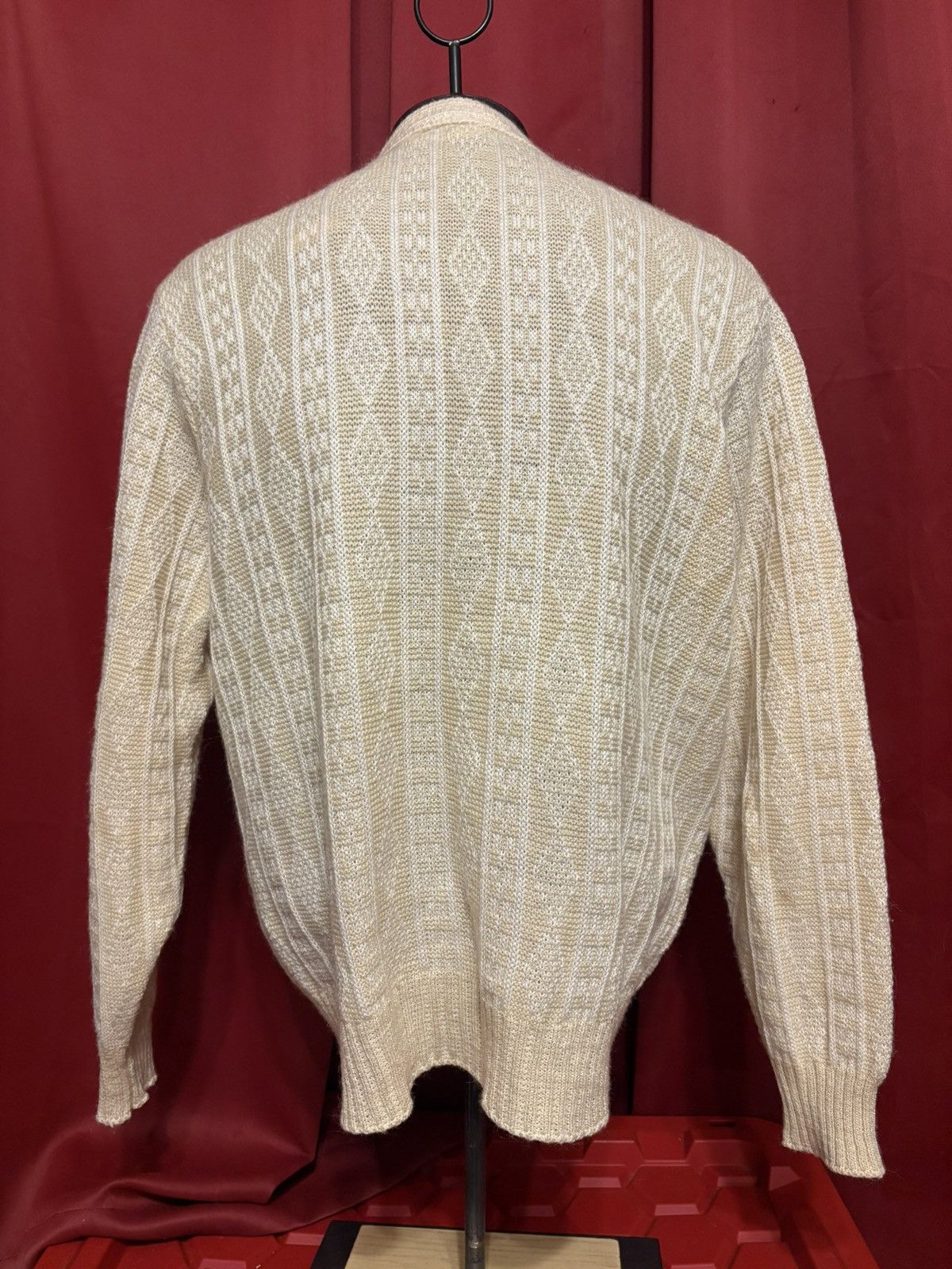 Jantzen Vintage Jantzen Cardigan Sweater 70’s Cable Knit Size US XL / EU 56 / 4 - 2 Thumbnail