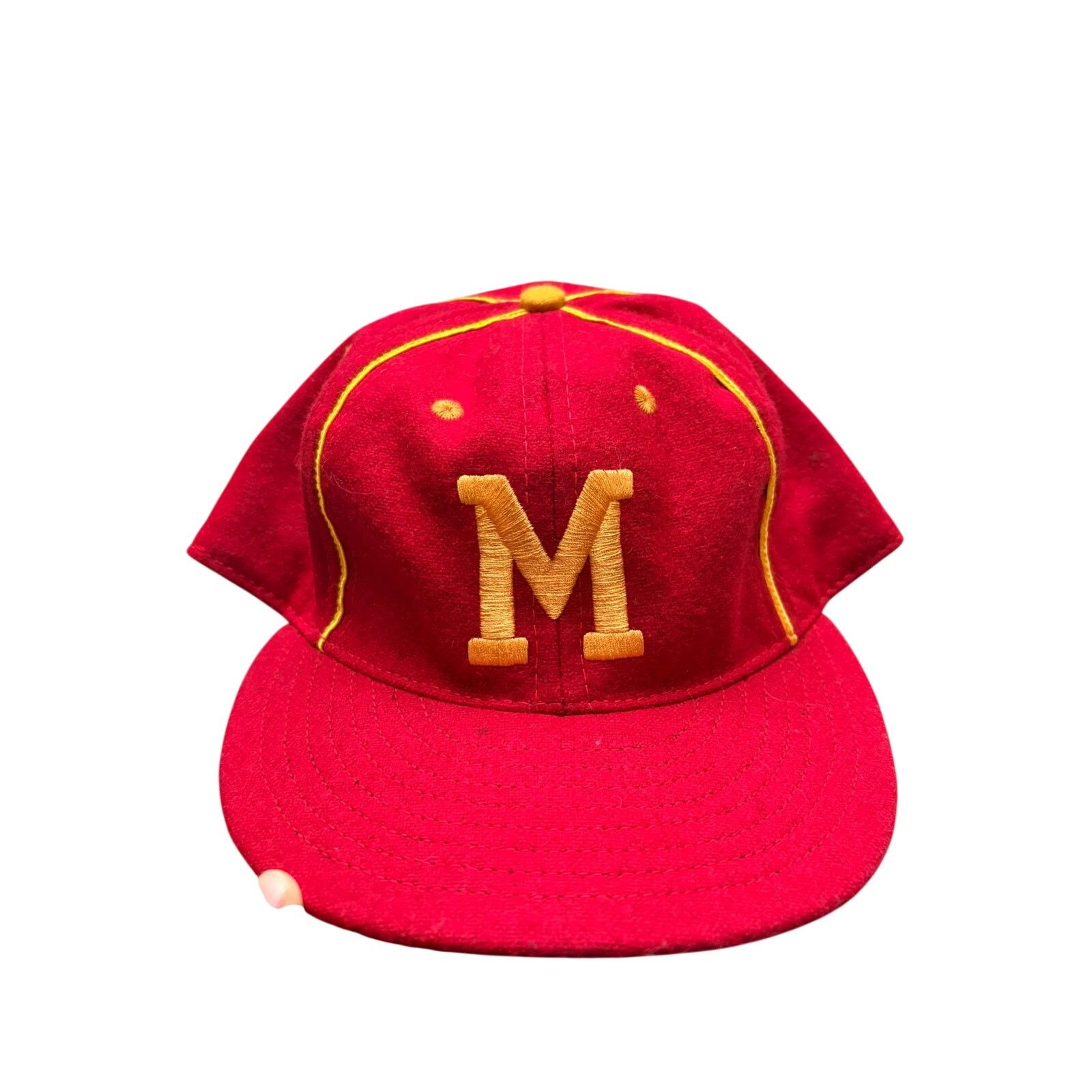 Ebbets Field Flannels Ebbets Field Flannels Maryland Terps 1962 Wool Cap 7 1/2 Size ONE SIZE - 2 Thumbnail