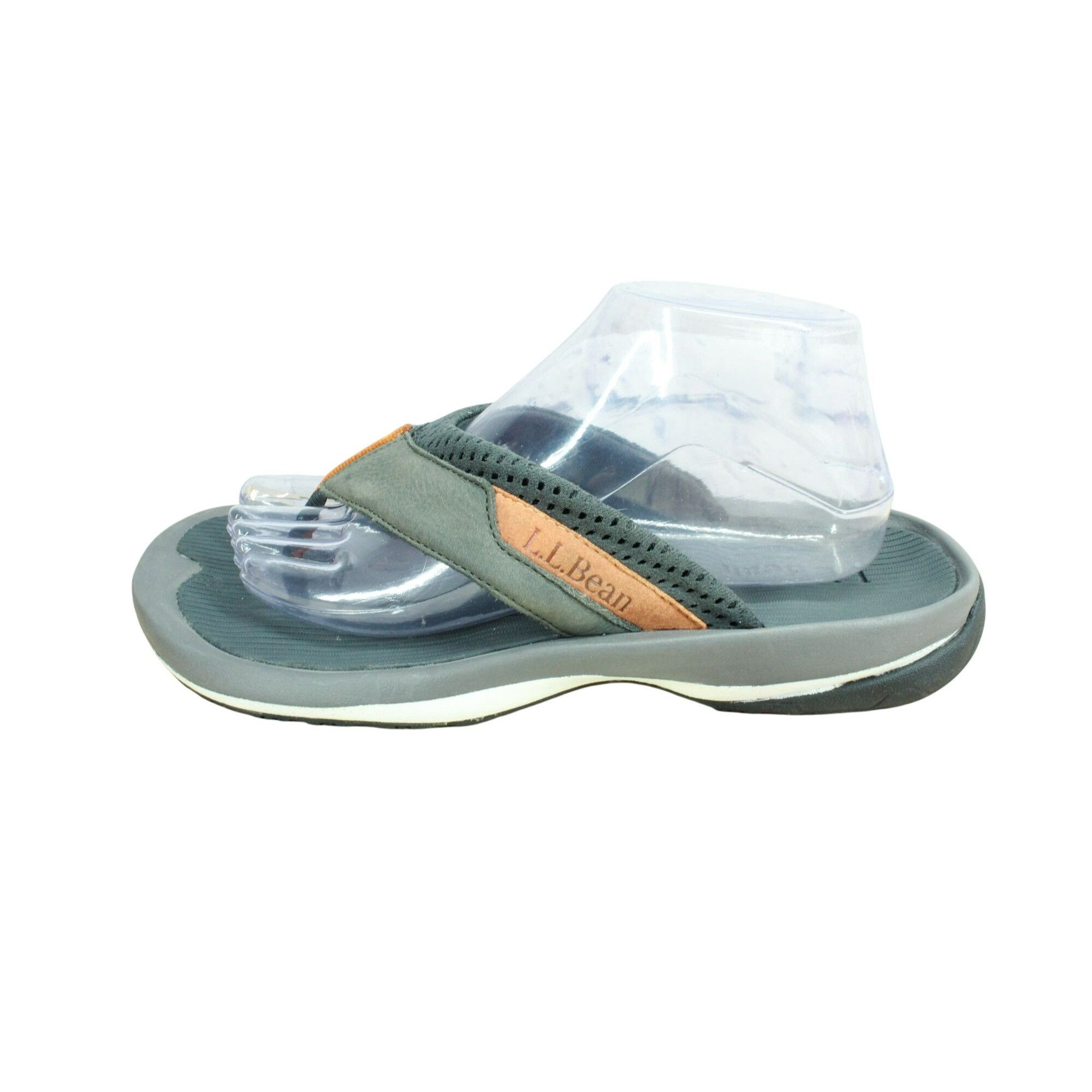 L.L. Bean LL Bean Swift River Gray Suede Flip-Flops Men's Size 9 M Size US 9 / EU 42 - 1 Thumbnail