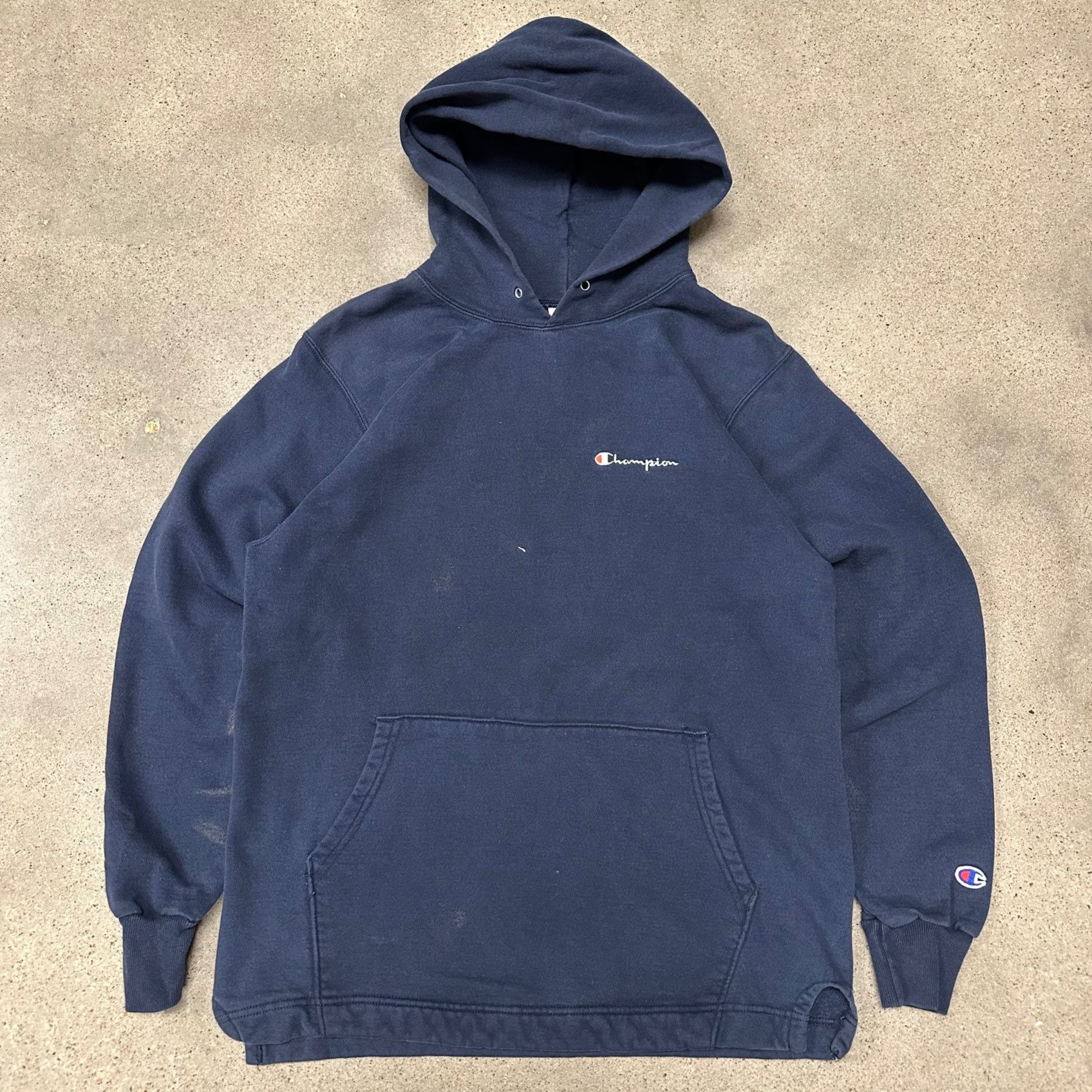 Champion × Vintage Vintage 90s Champion Embroidered Logo Hoodie Sweatshirt Size US M / EU 48-50 / 2 - 1 Thumbnail