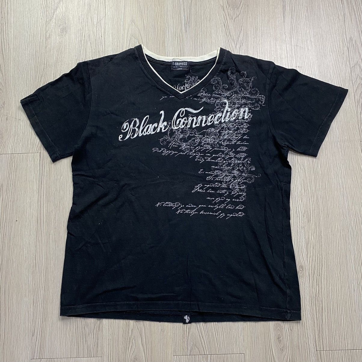 Japanese Brand × KMRii × Le Grande Bleu (L.G.B.) BUNDLE DEALS ! Black Conection tees + Wrangler Flare Jeans Size US 30 / EU 46 - 2 Thumbnail