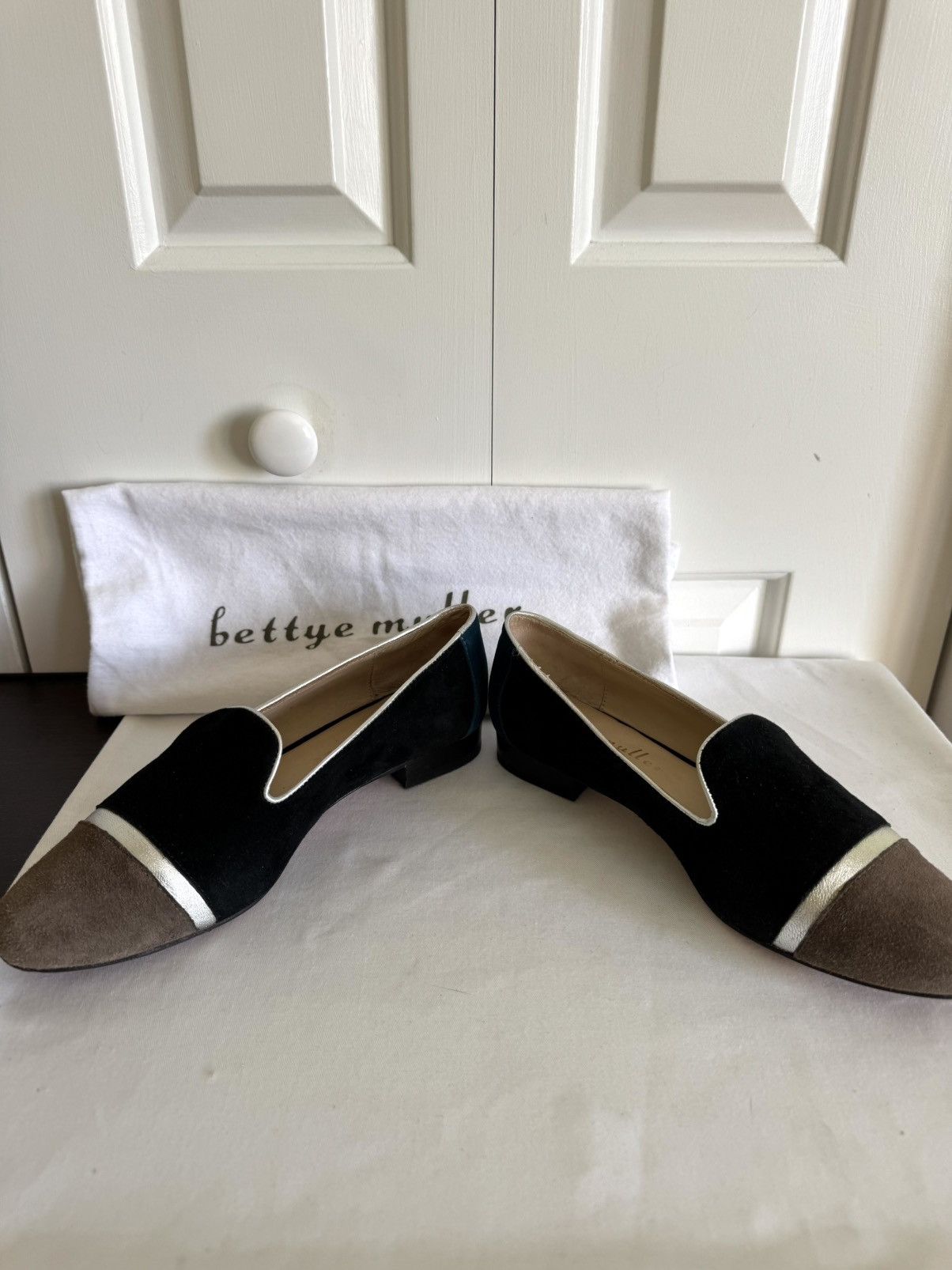 Other BETTYE MULLER Navy/Multicolor Suede Flat Shoes 8,5 EUC Size US 8.5 / IT 38.5 - 7 Thumbnail